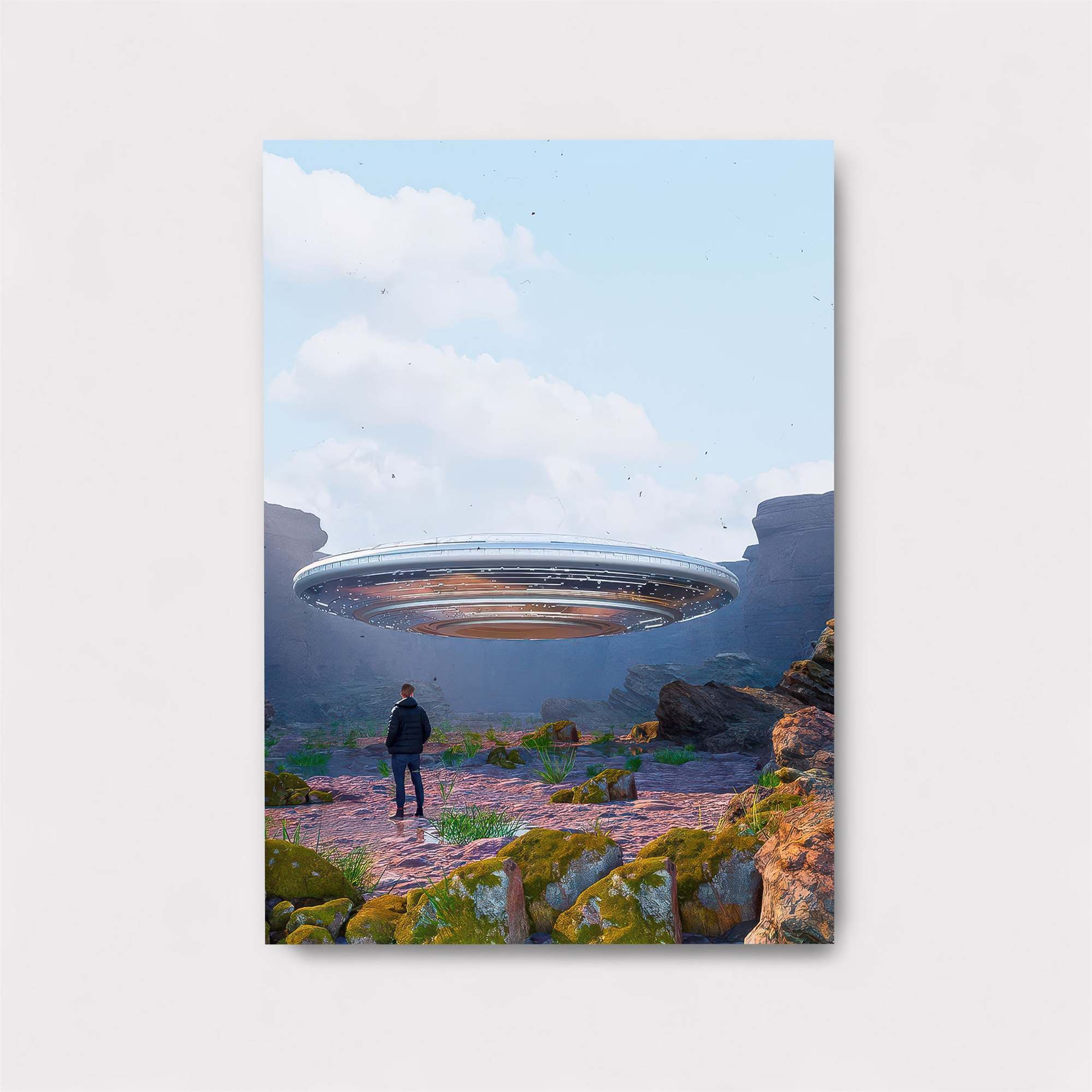 Neon Solitude Safe Wall Magnetic / M