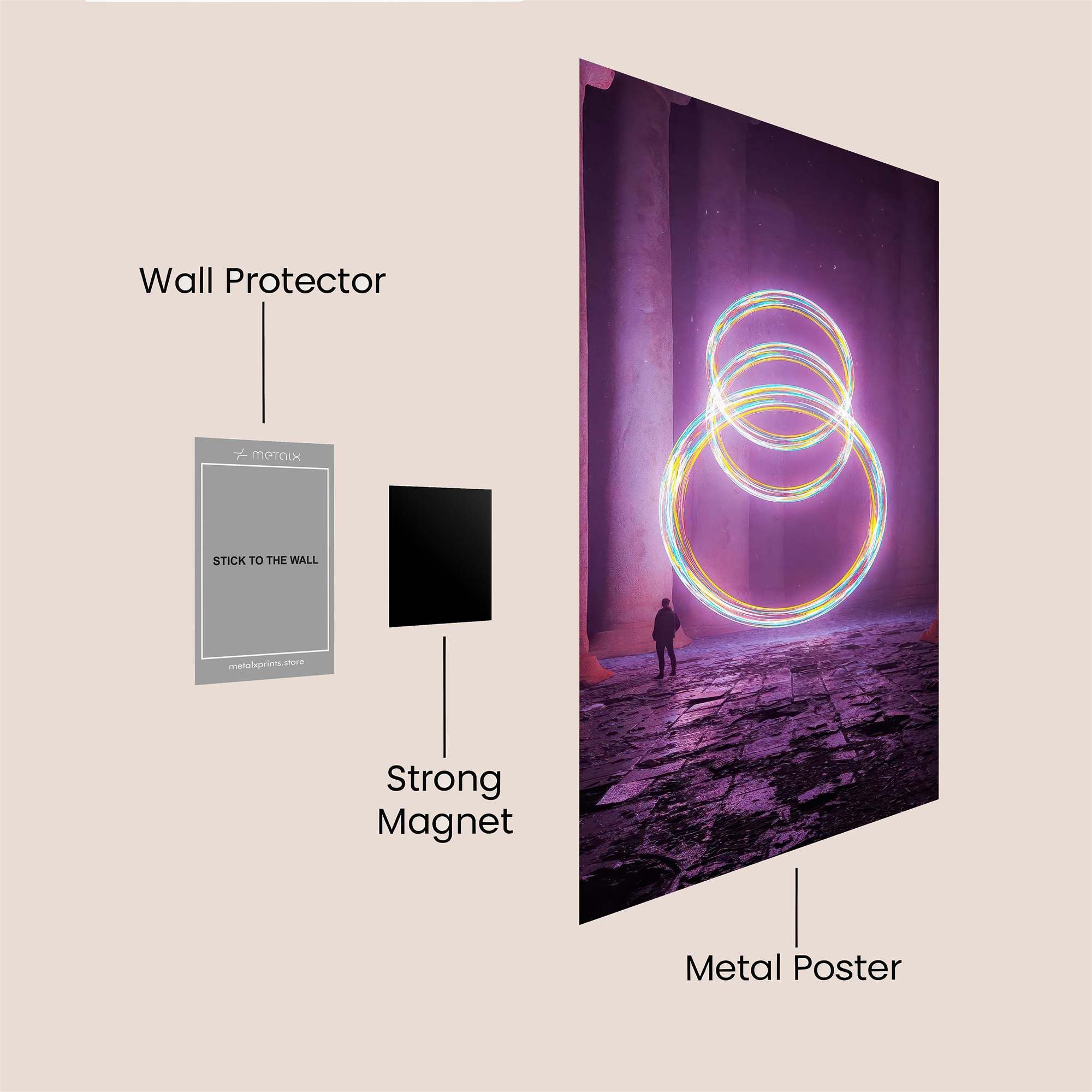 Portal Enigma Safe Wall Magnetic / M