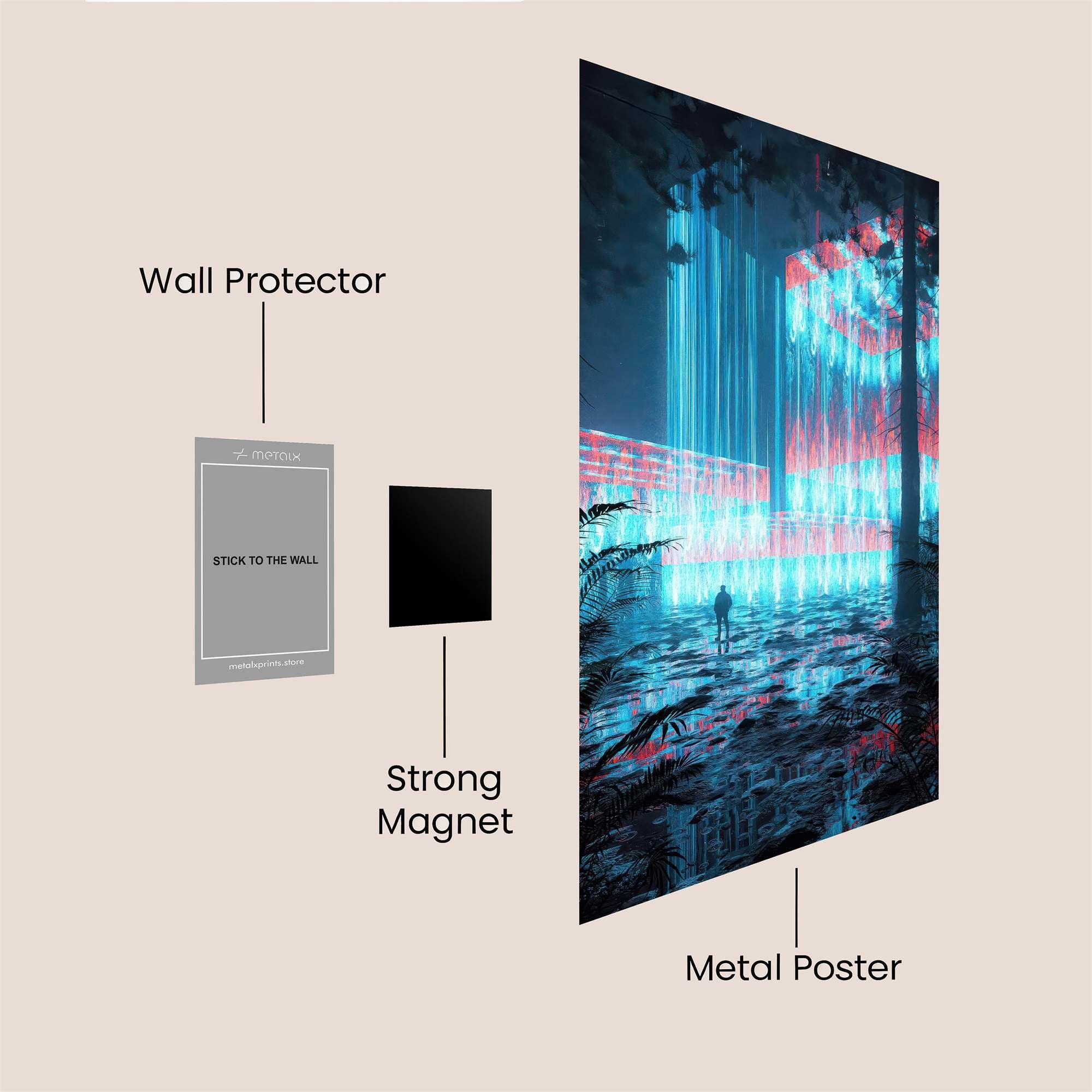 NeonDream Safe Wall Magnetic / M