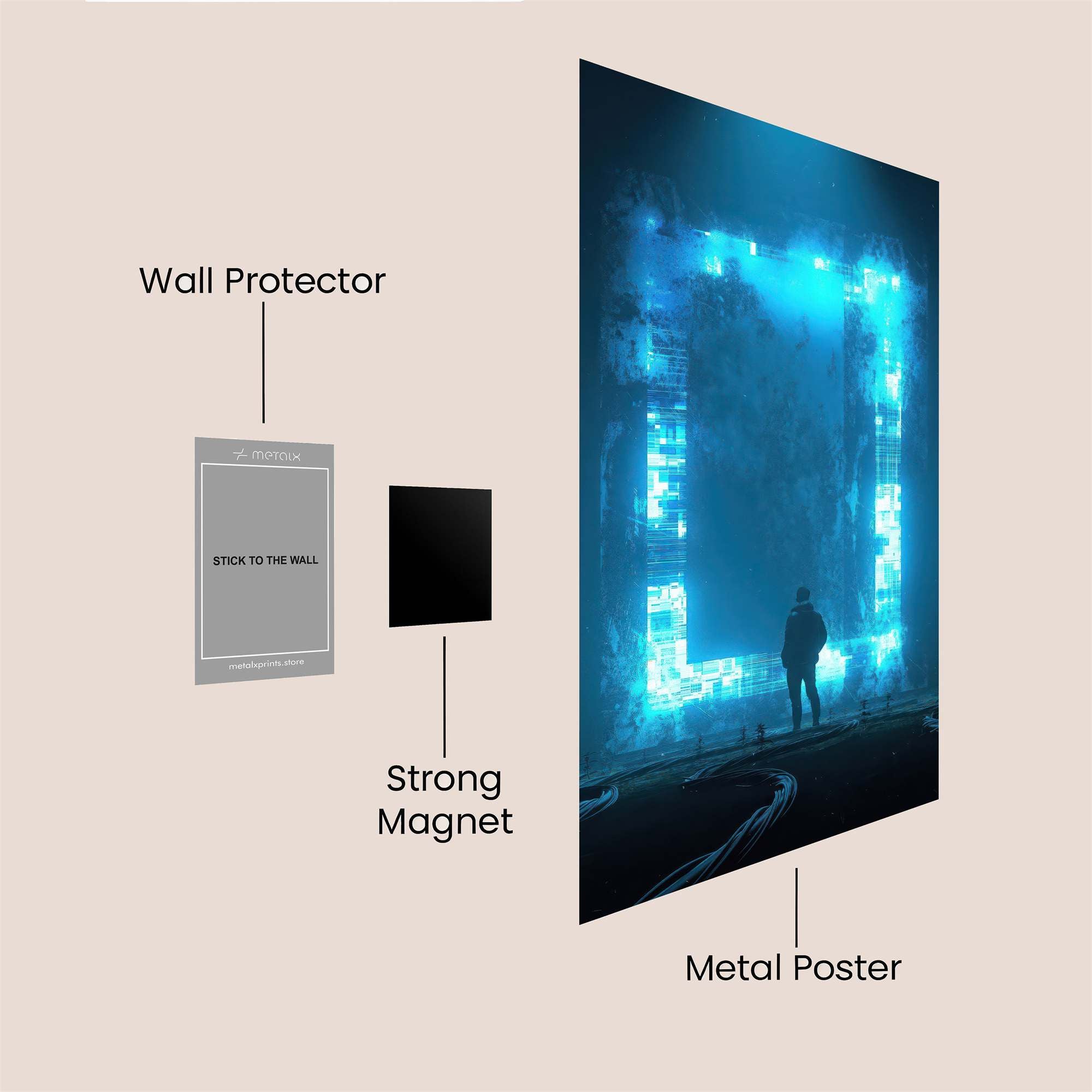 Portal Enigma Safe Wall Magnetic / M
