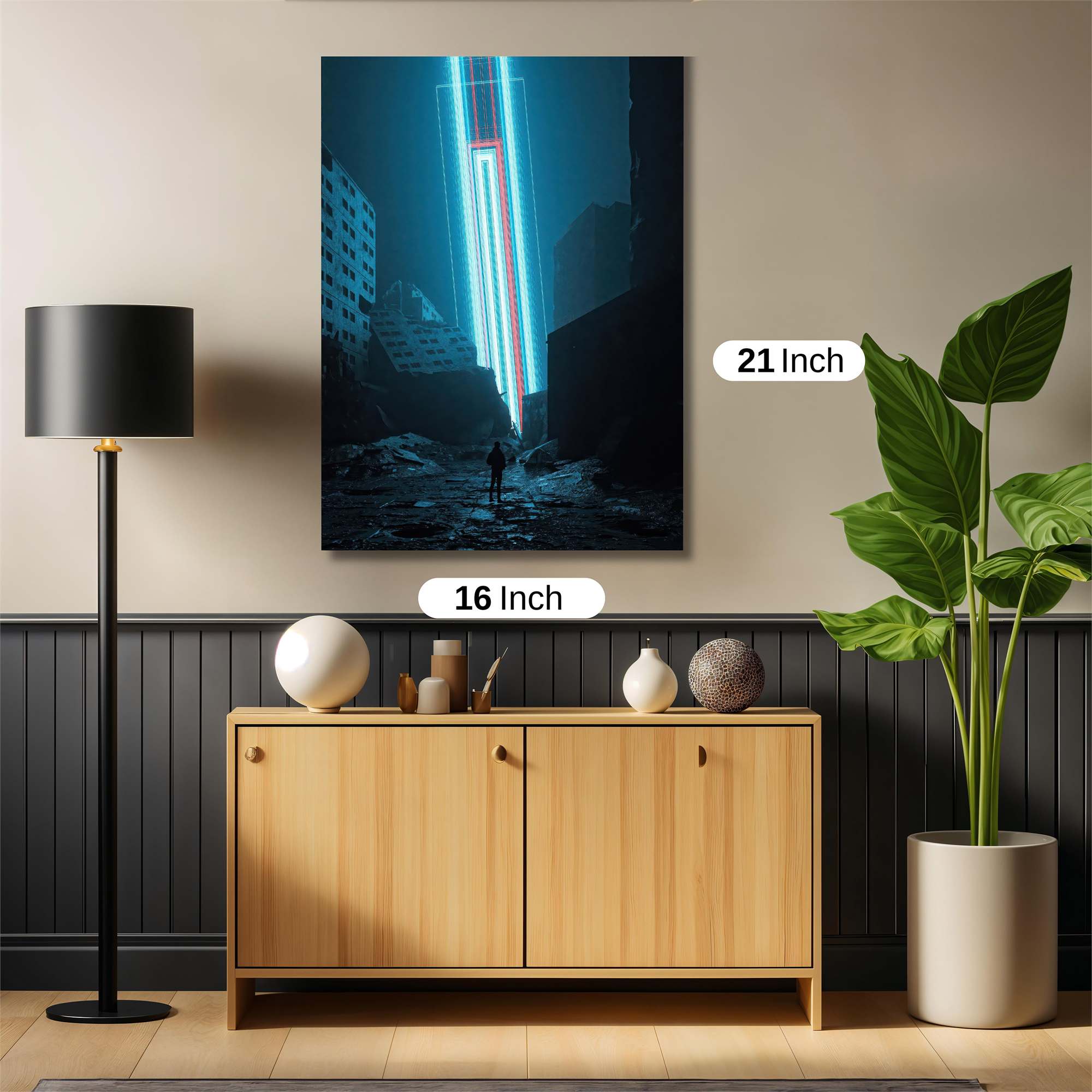 Neon Apocalypse Safe Wall Magnetic / M