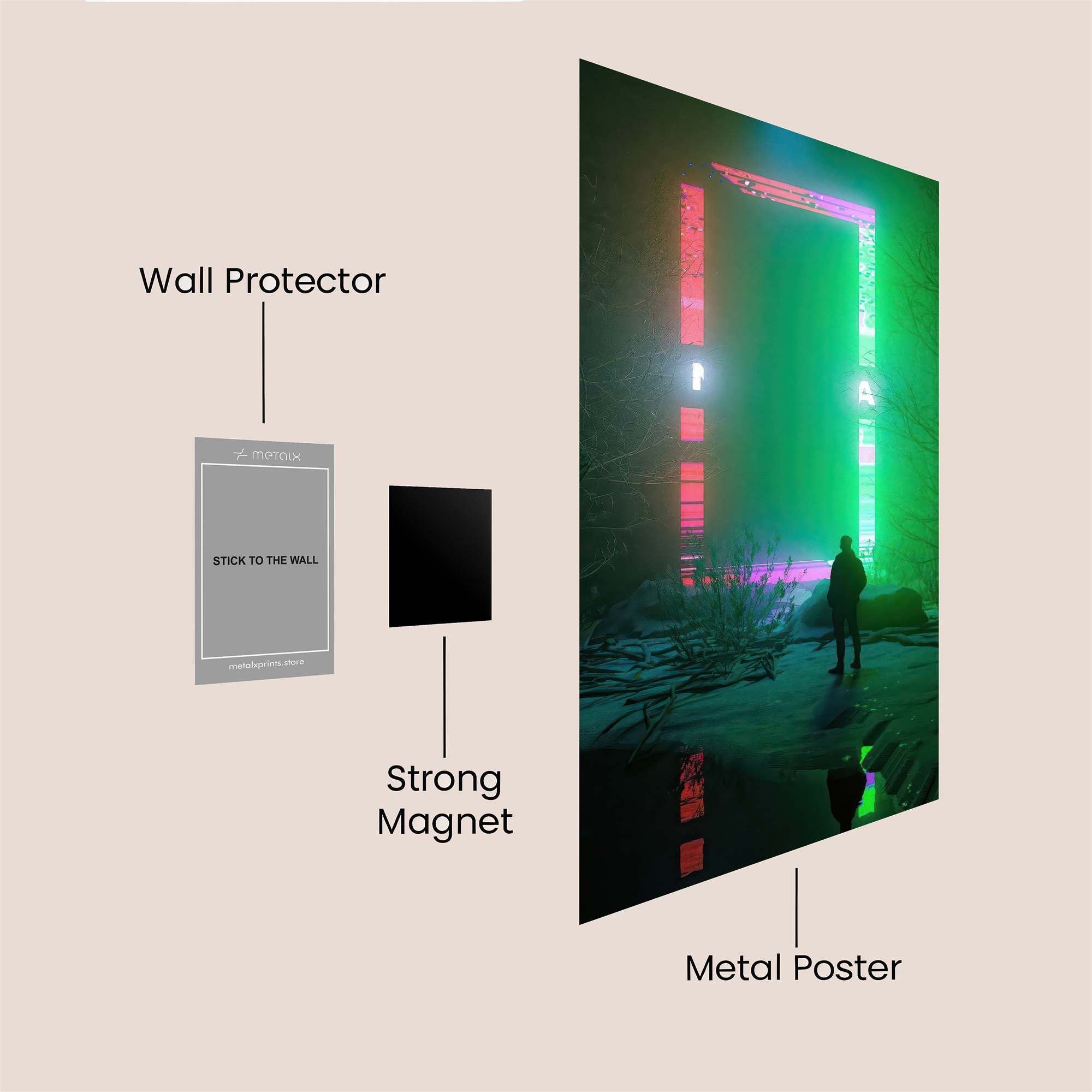 Portal Enigma Safe Wall Magnetic / M