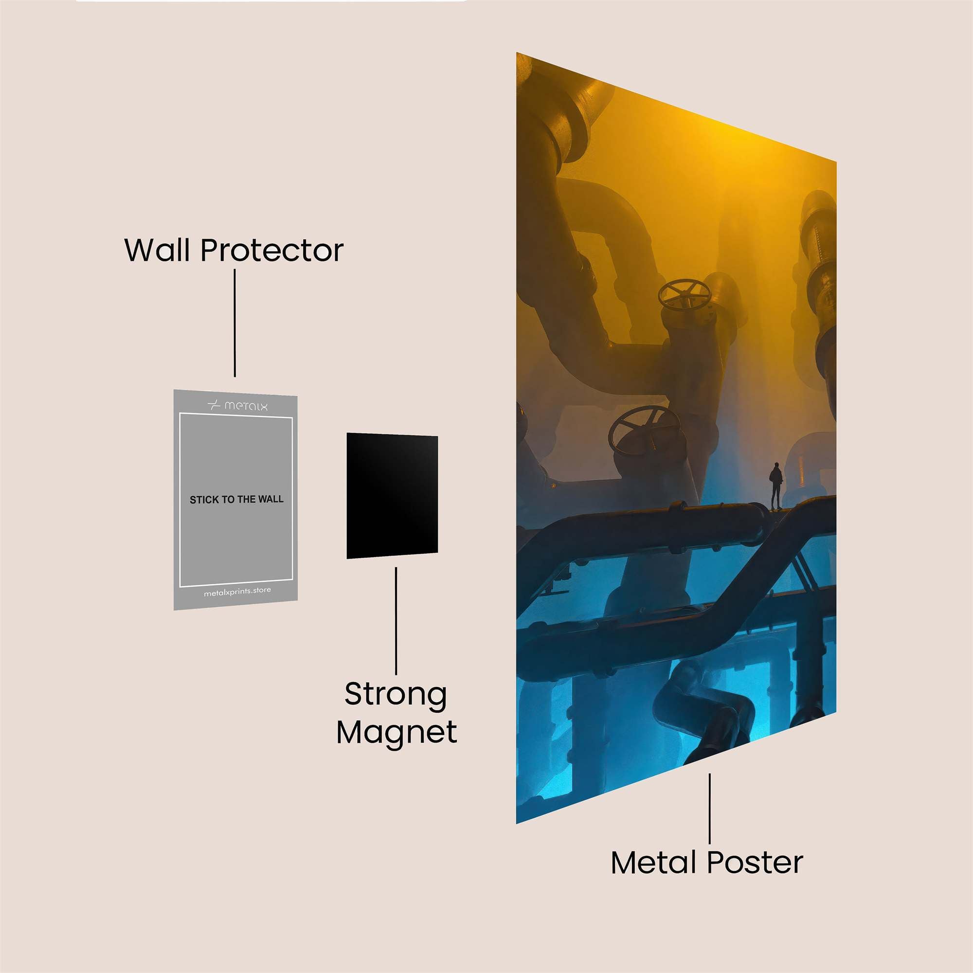 Pipeline Odyssey Safe Wall Magnetic / M