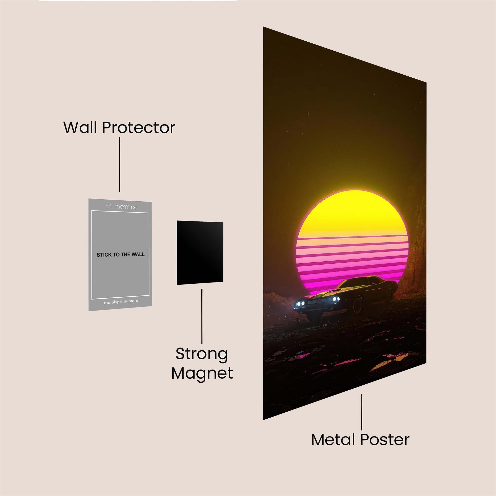 Dodge Dreamscape Safe Wall Magnetic / M