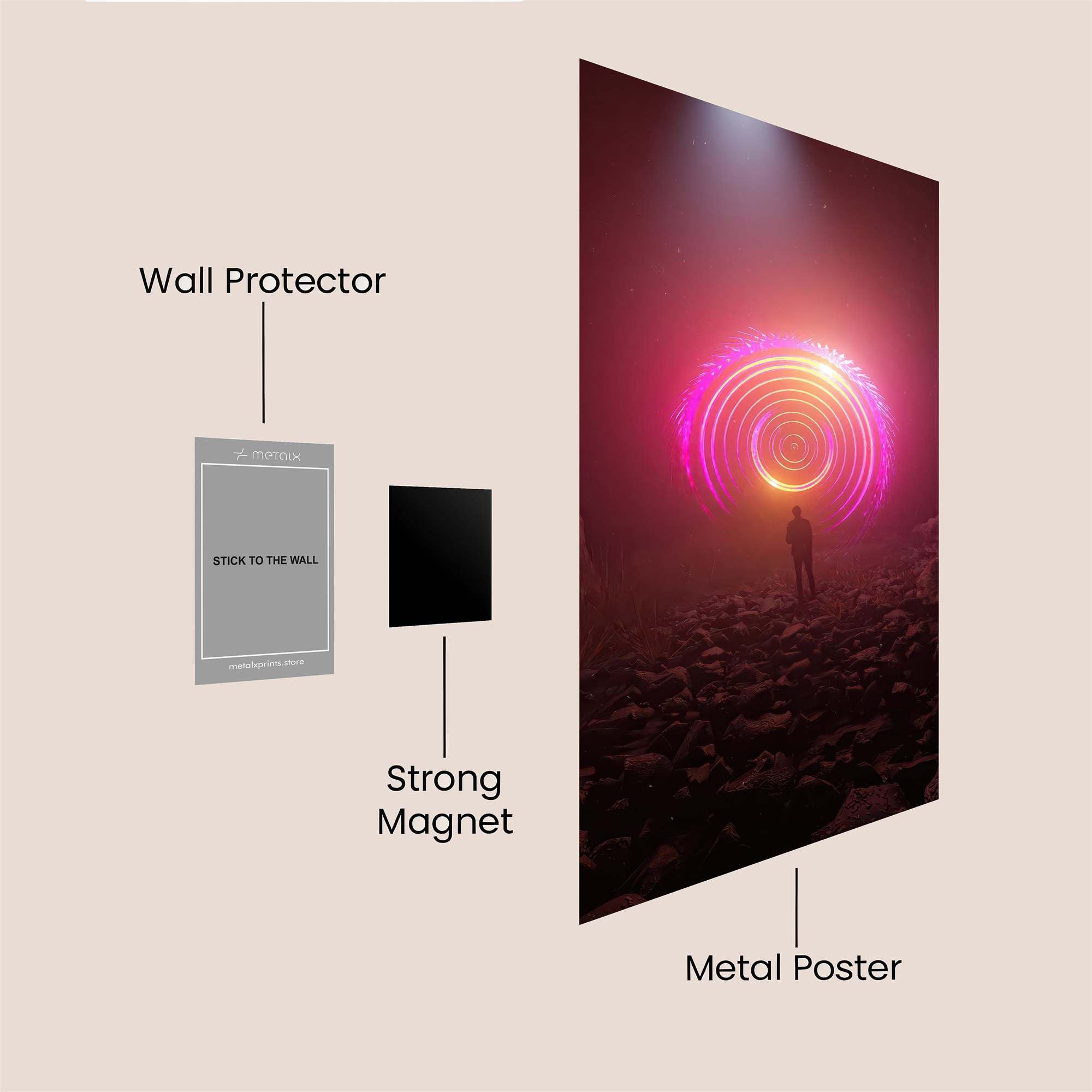 Portal Enigma Safe Wall Magnetic / M