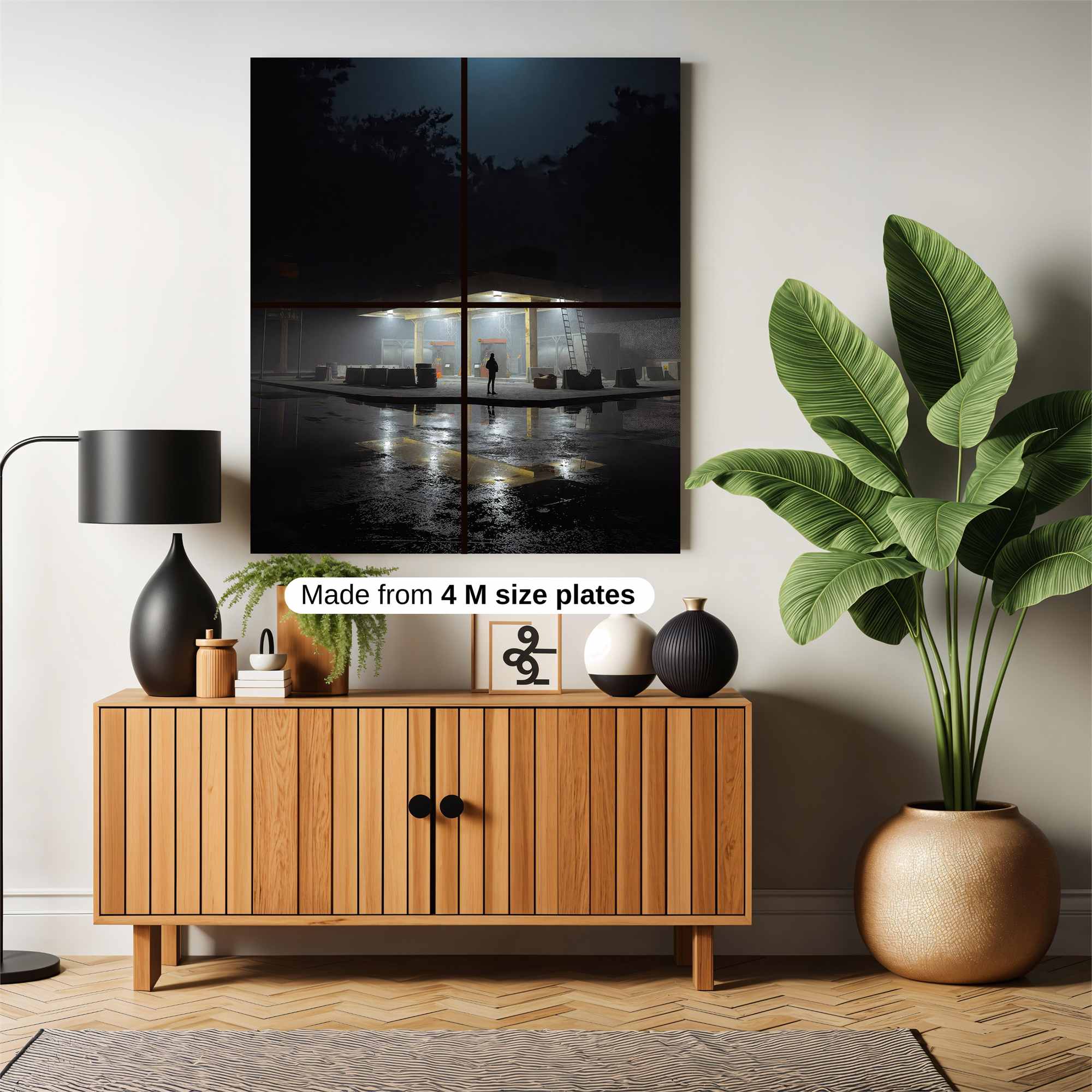 Moonlit Solitude Safe Wall Magnetic / M