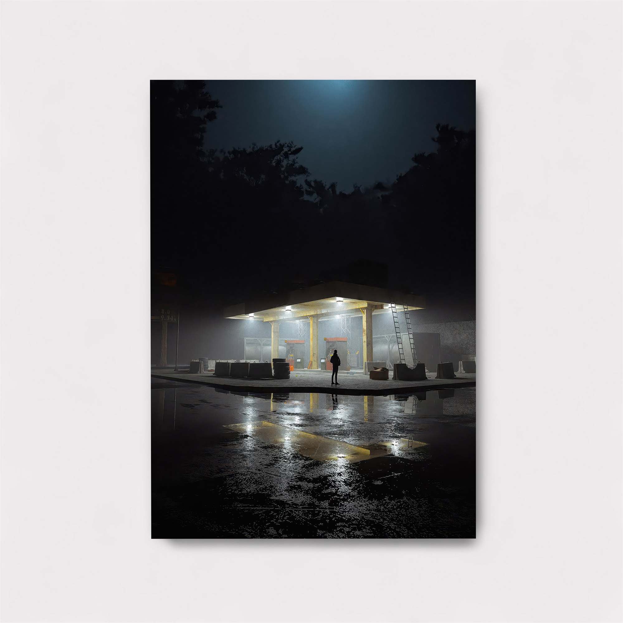 Moonlit Solitude Safe Wall Magnetic / M