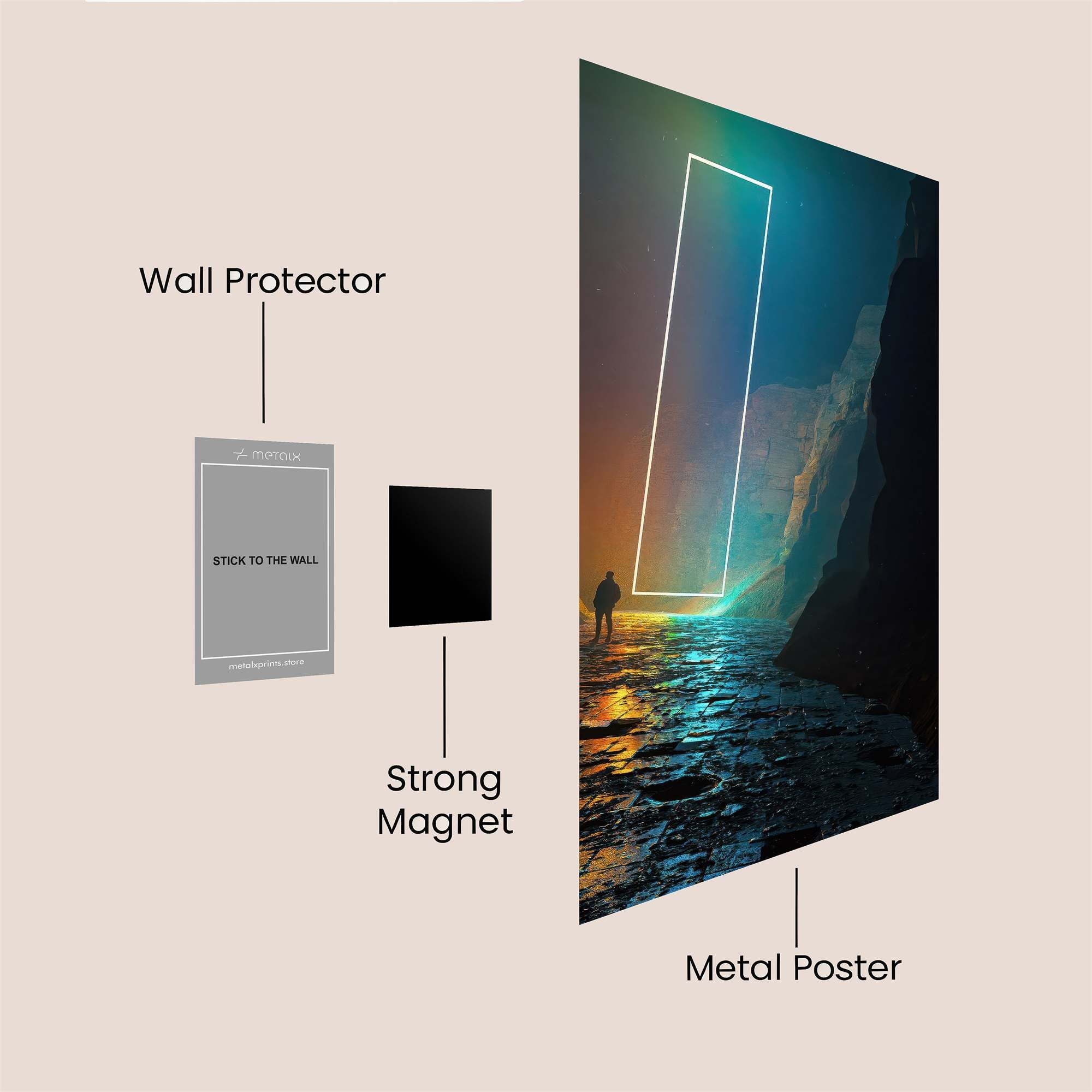 Portal Enigmatic Safe Wall Magnetic / M