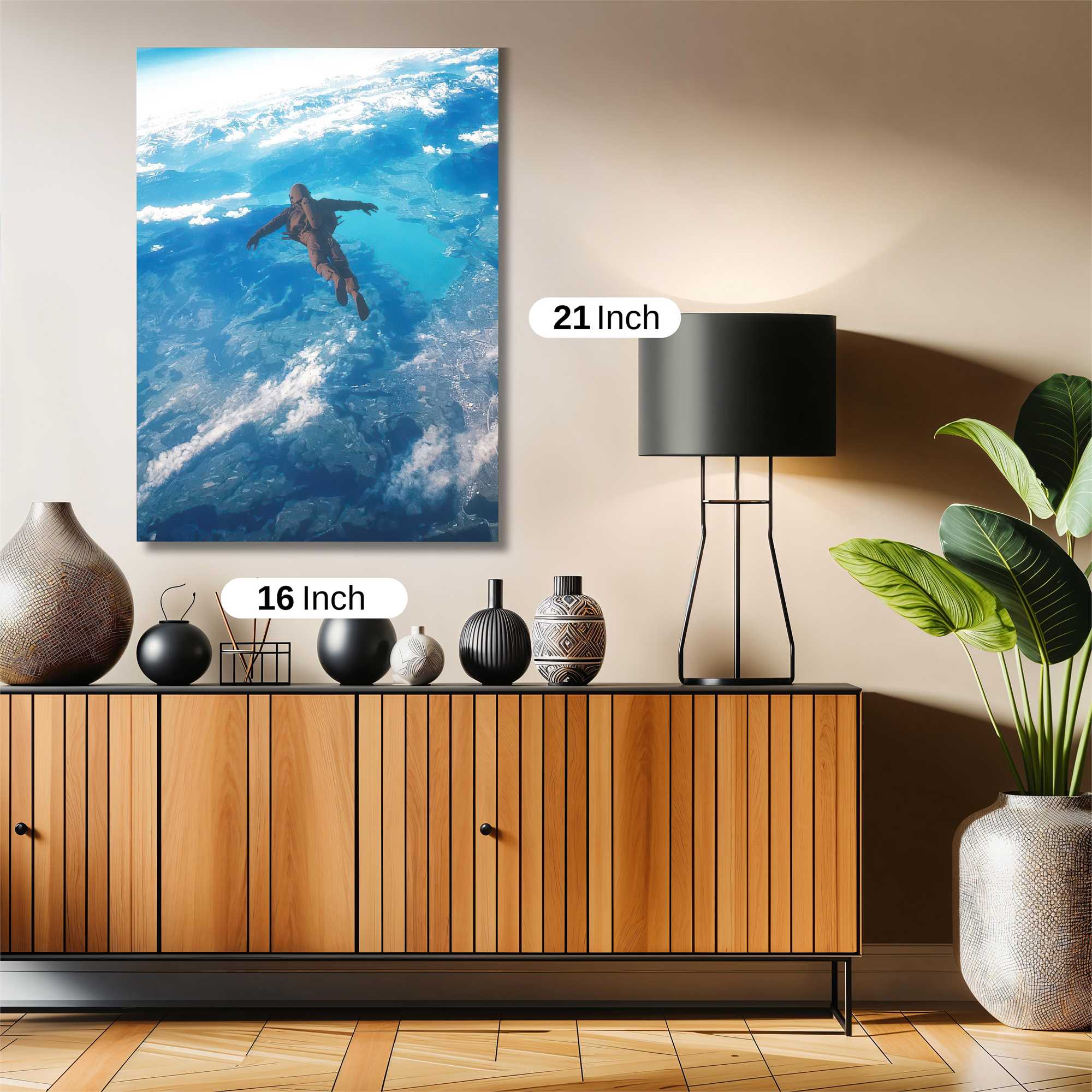 Skydive Serenity Safe Wall Magnetic / M