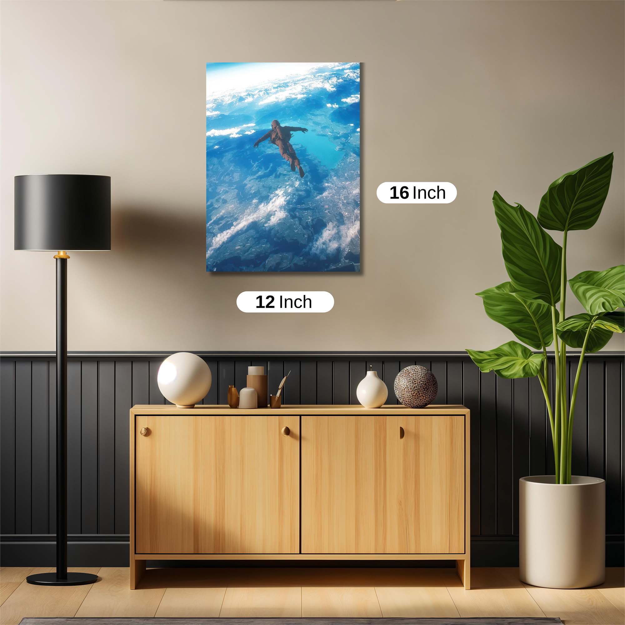 Skydive Serenity Safe Wall Magnetic / M