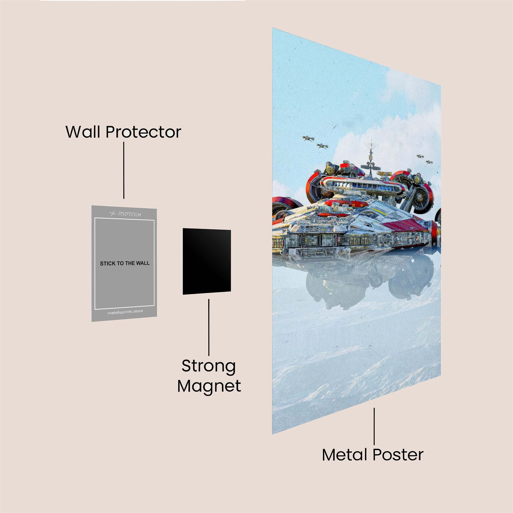 Falcon Serenity Safe Wall Magnetic / M