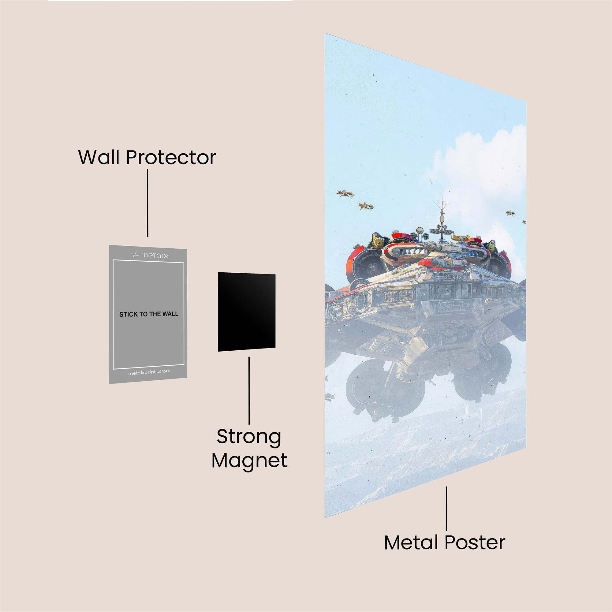 Falcon Majestic Safe Wall Magnetic / M