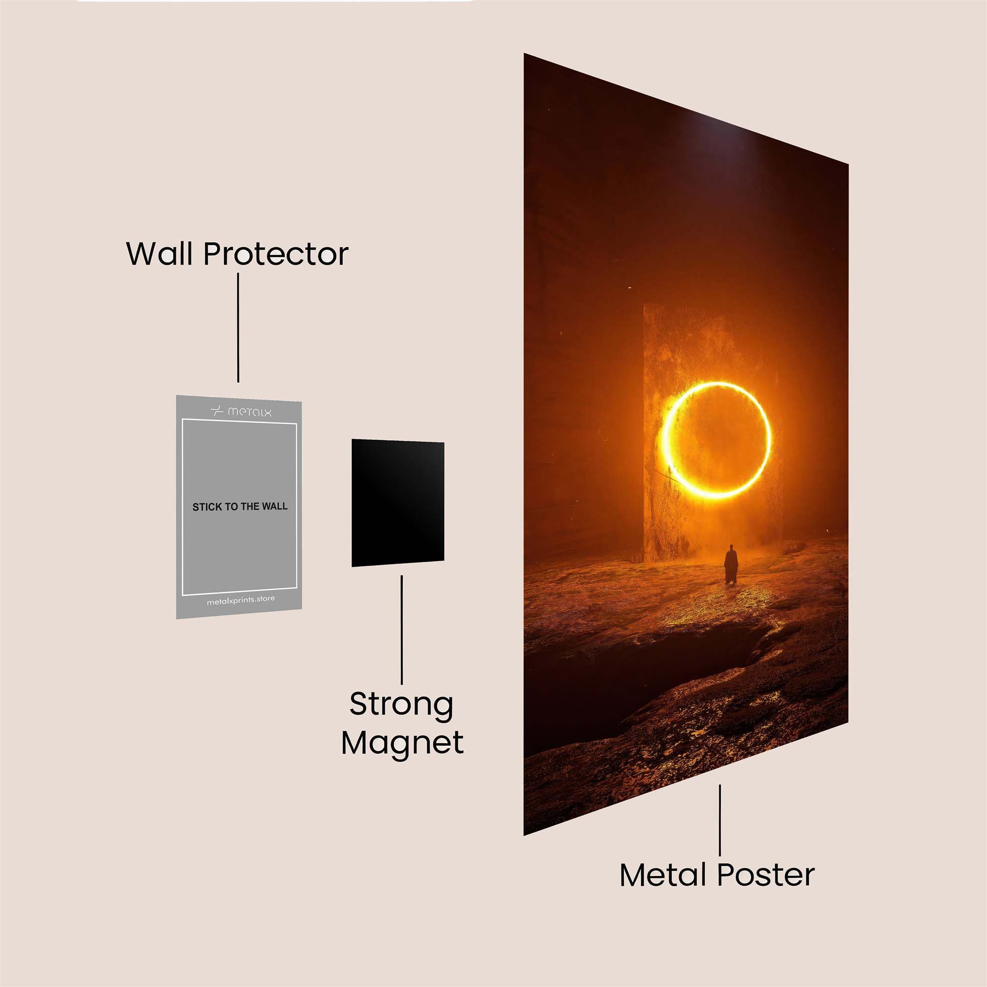 Portal Enigma Safe Wall Magnetic / M