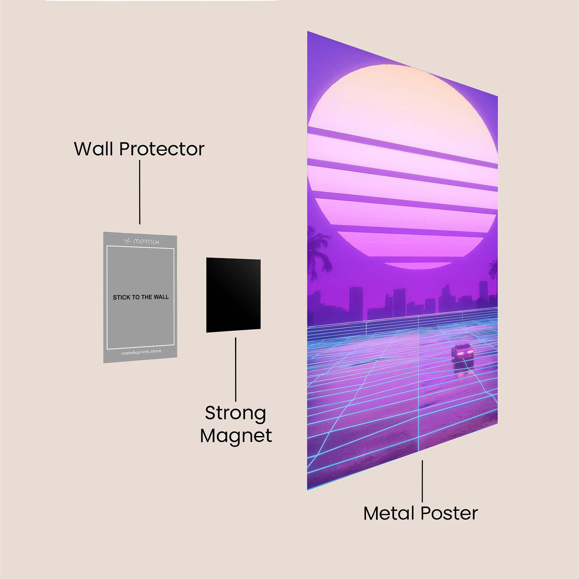 NeonDream Safe Wall Magnetic / M