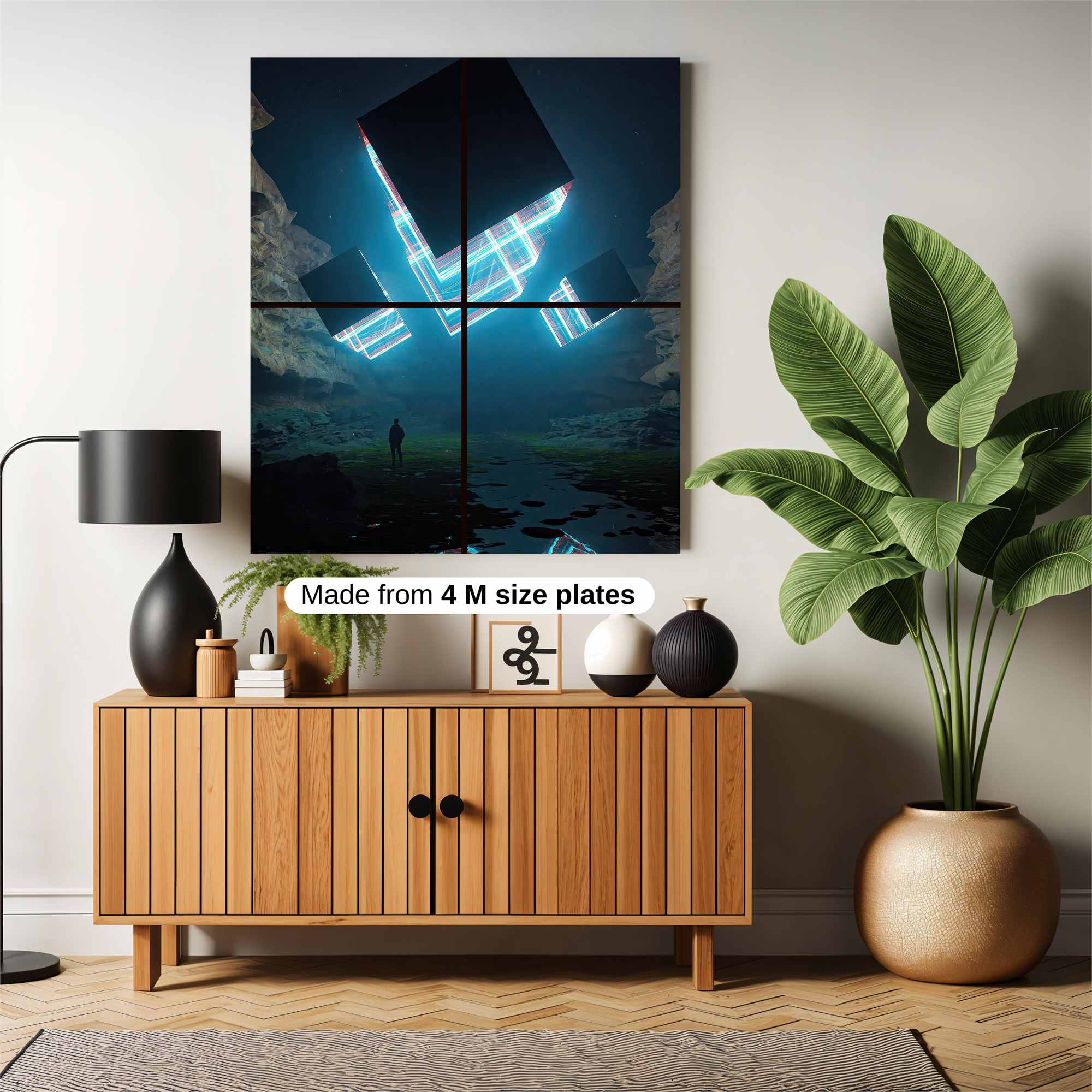 Cube Enigma Safe Wall Magnetic / M