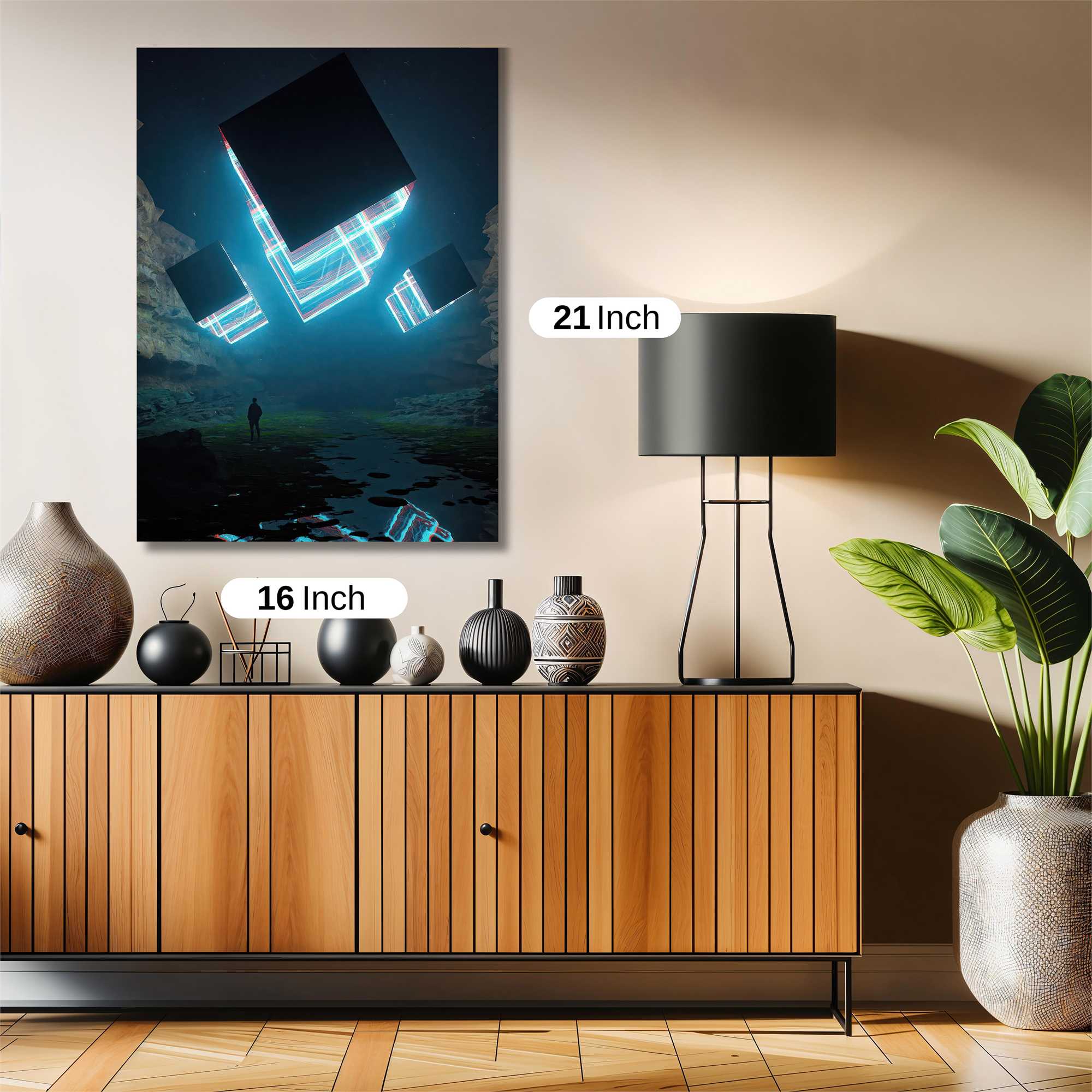 Cube Enigma Safe Wall Magnetic / M