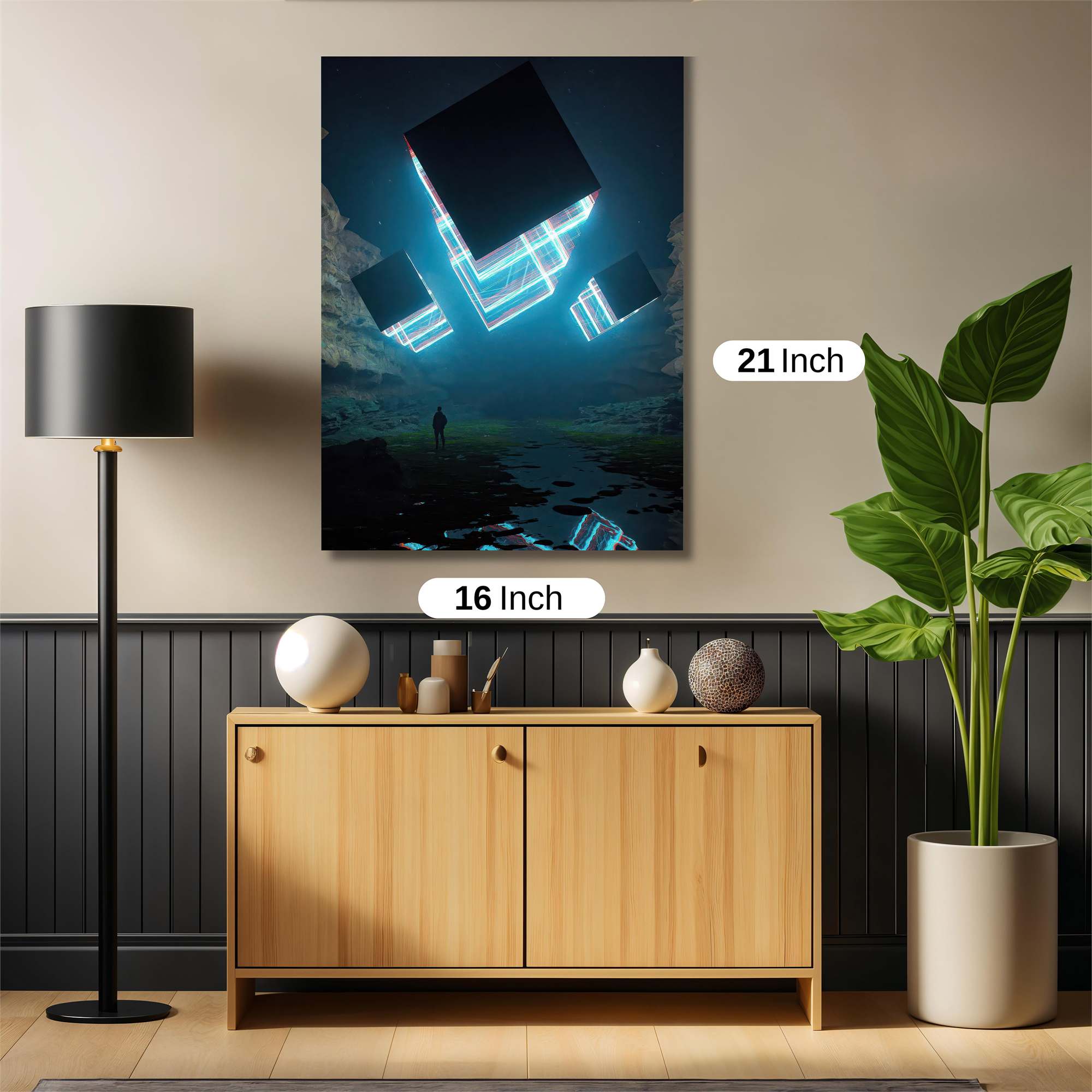 Cube Enigma Safe Wall Magnetic / M