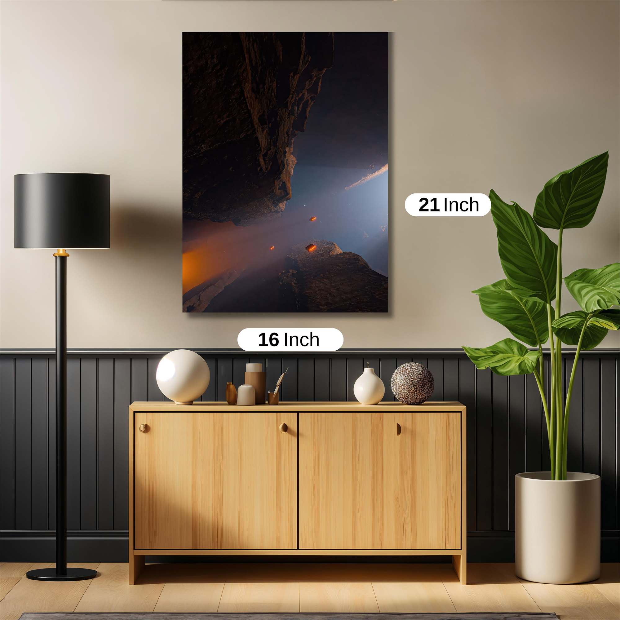 Cavern Glow Safe Wall Magnetic / M