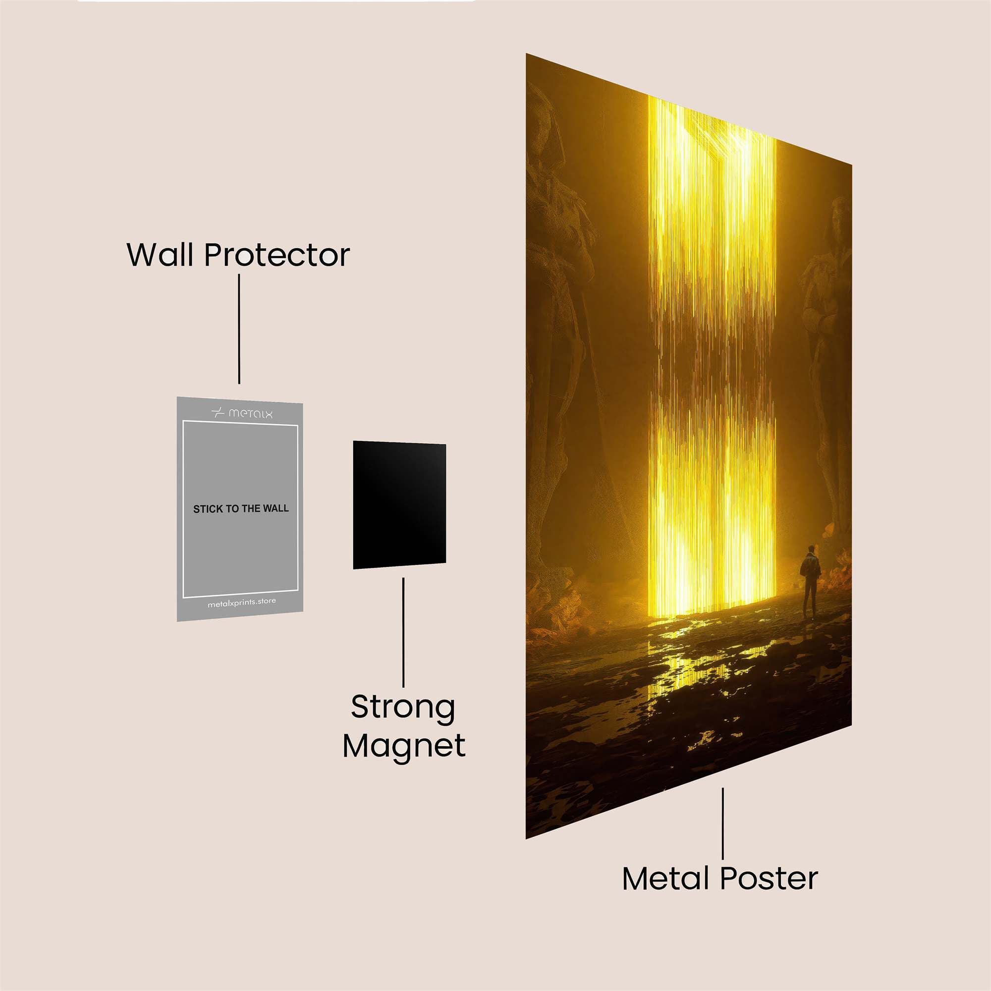 Portal Radiance Safe Wall Magnetic / M