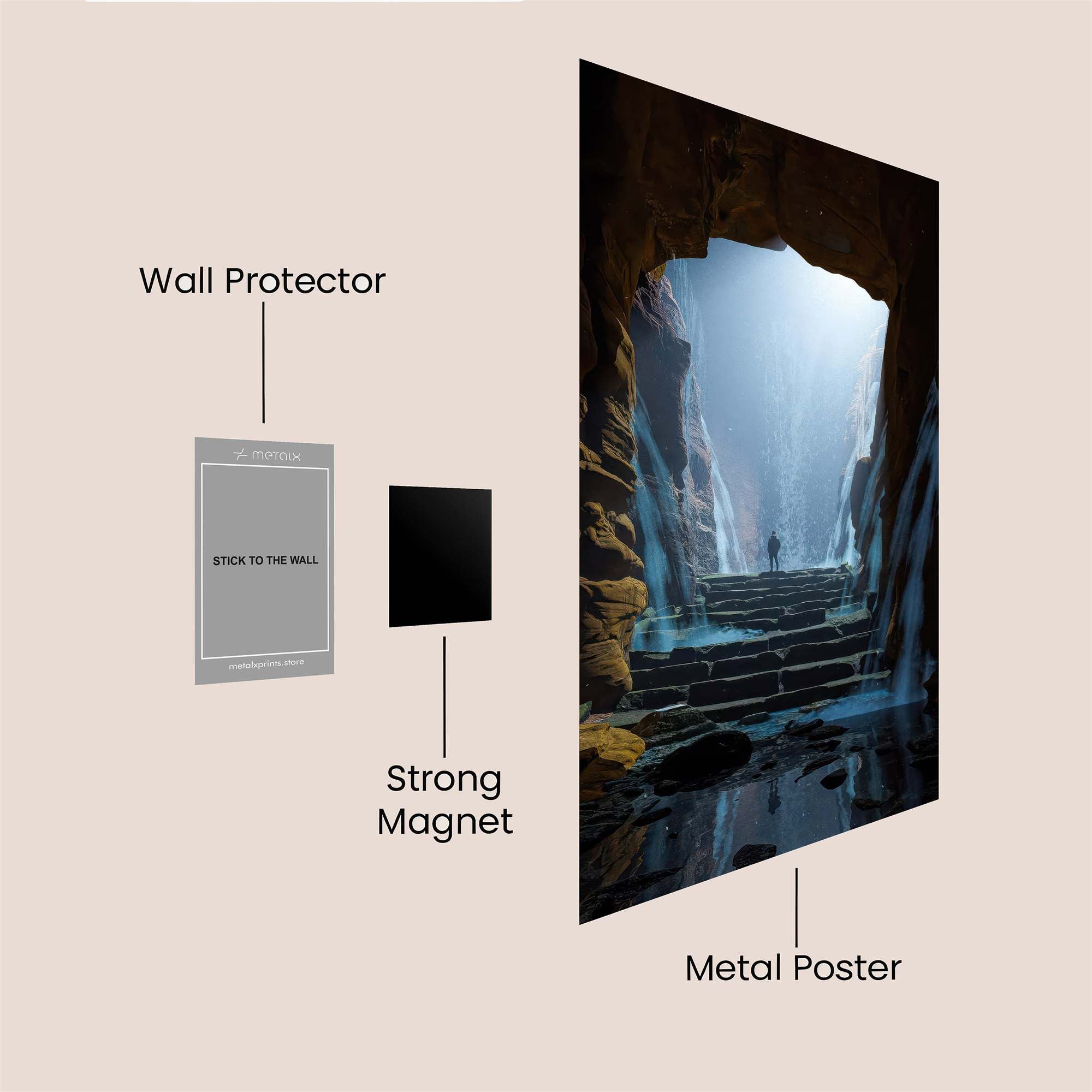 Cavern Serenity Safe Wall Magnetic / M