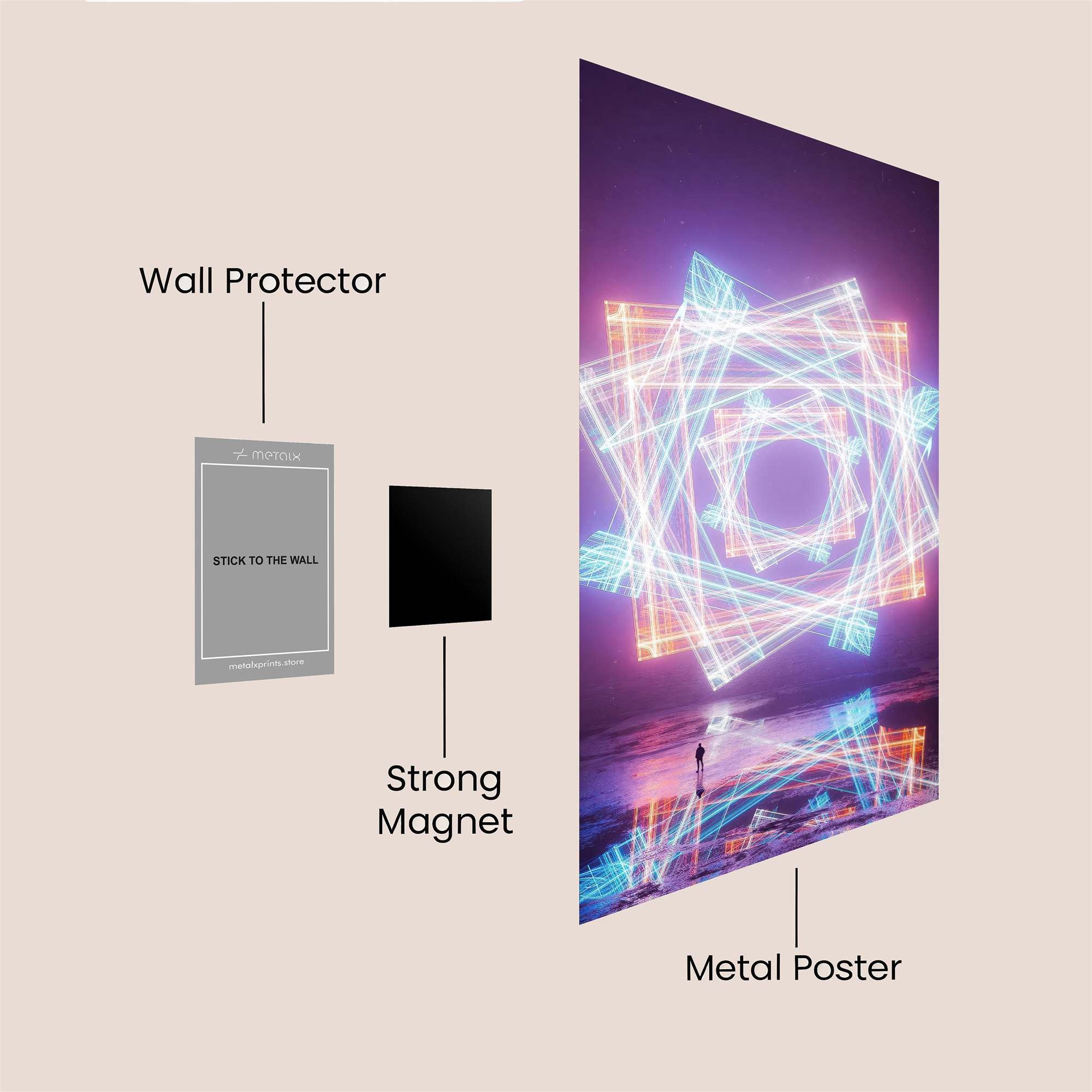 Light Serenity Safe Wall Magnetic / M