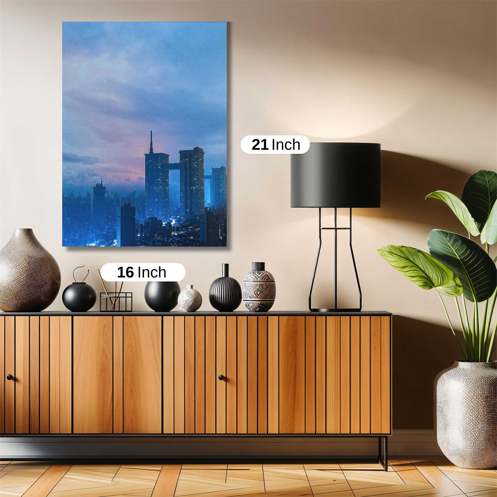 Neon Serenity Safe Wall Magnetic / M