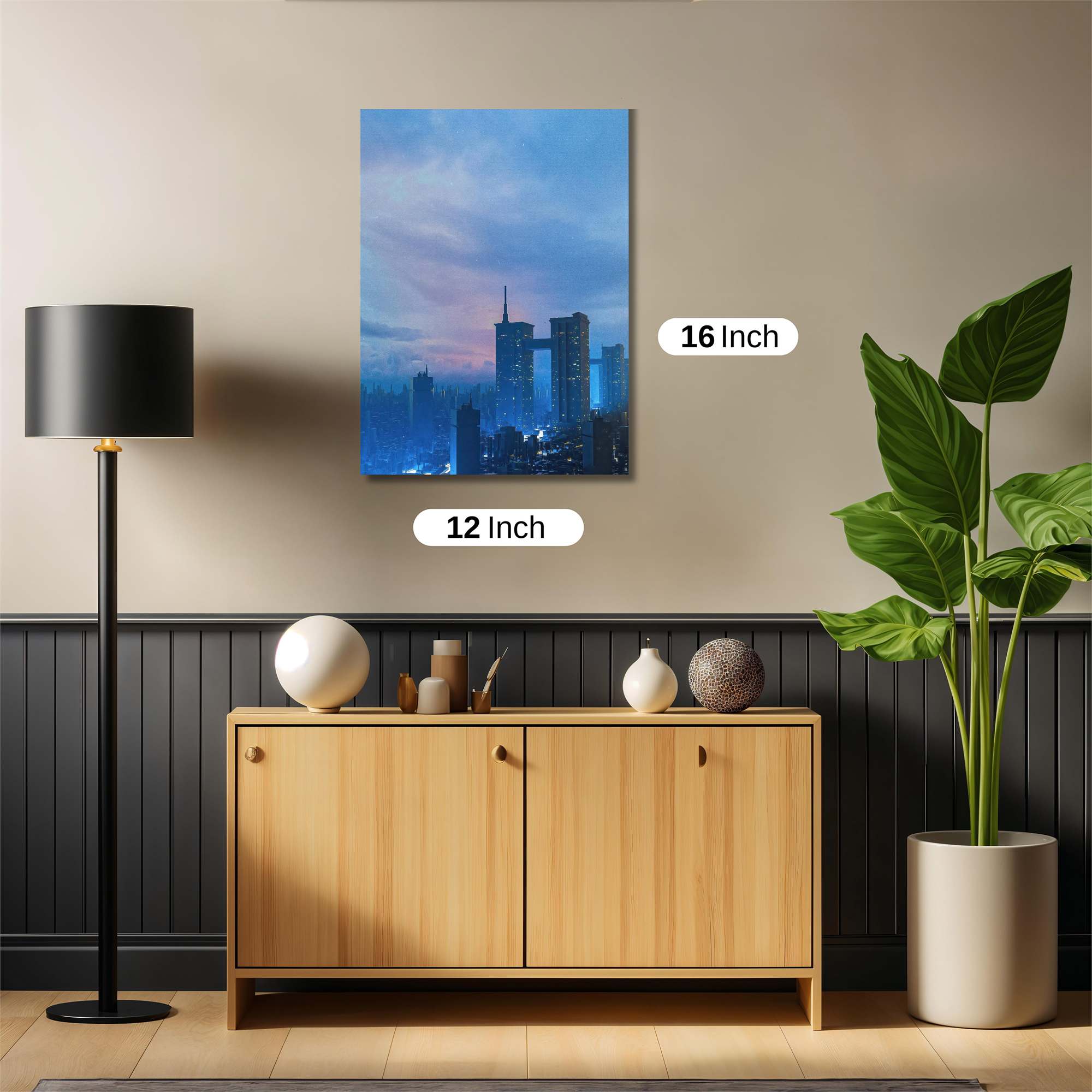 Neon Serenity Safe Wall Magnetic / M