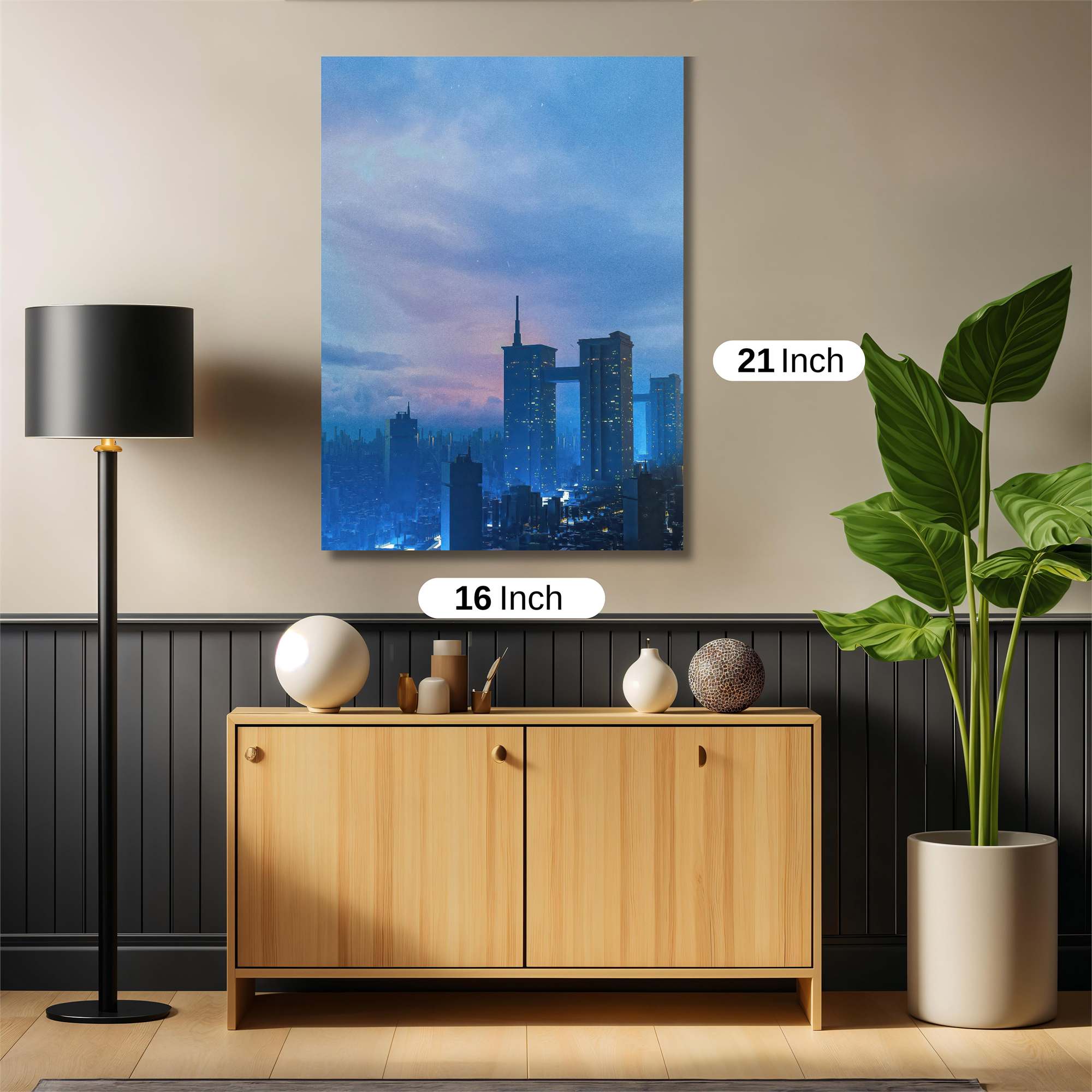 Neon Serenity Safe Wall Magnetic / M