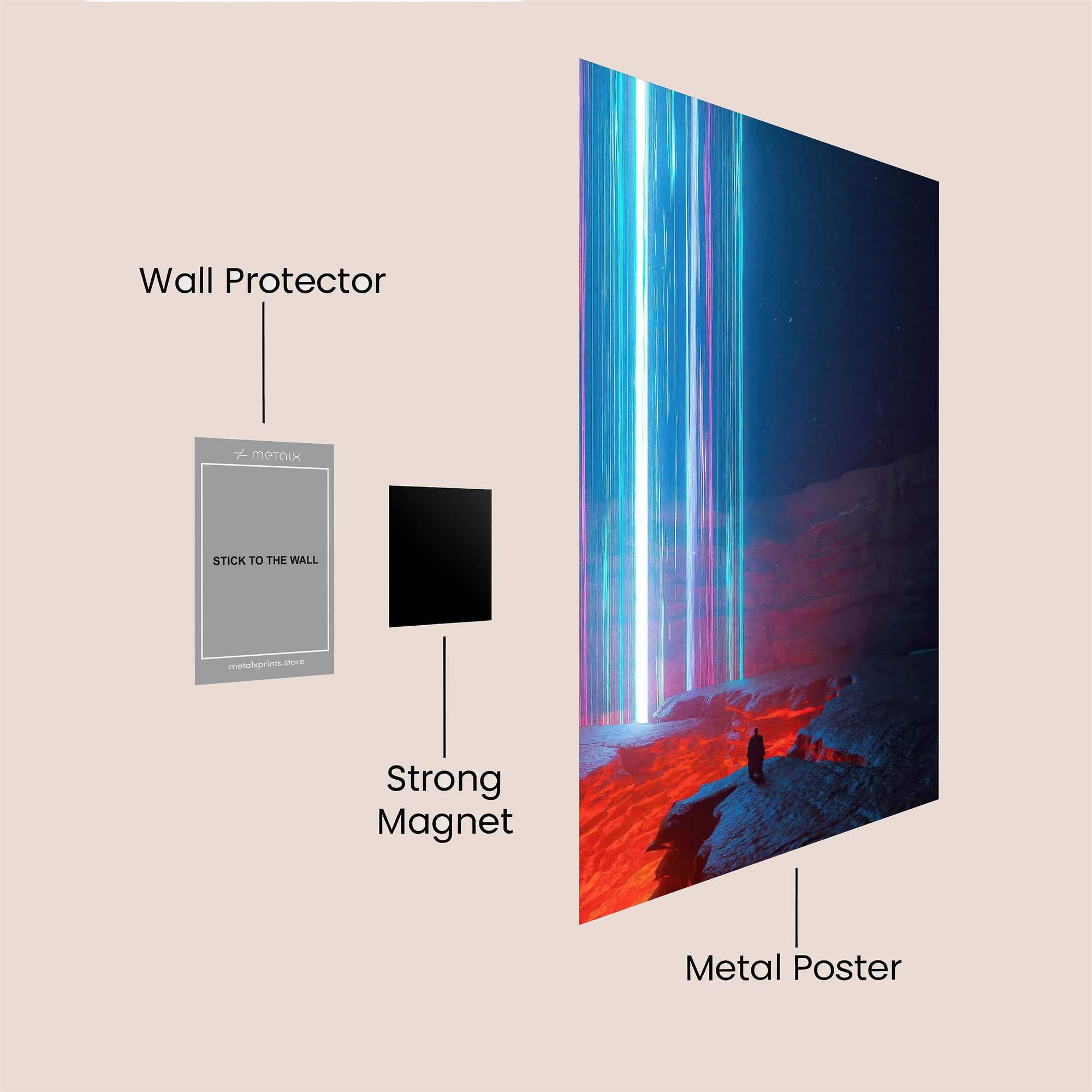 Beam Serenity Safe Wall Magnetic / M