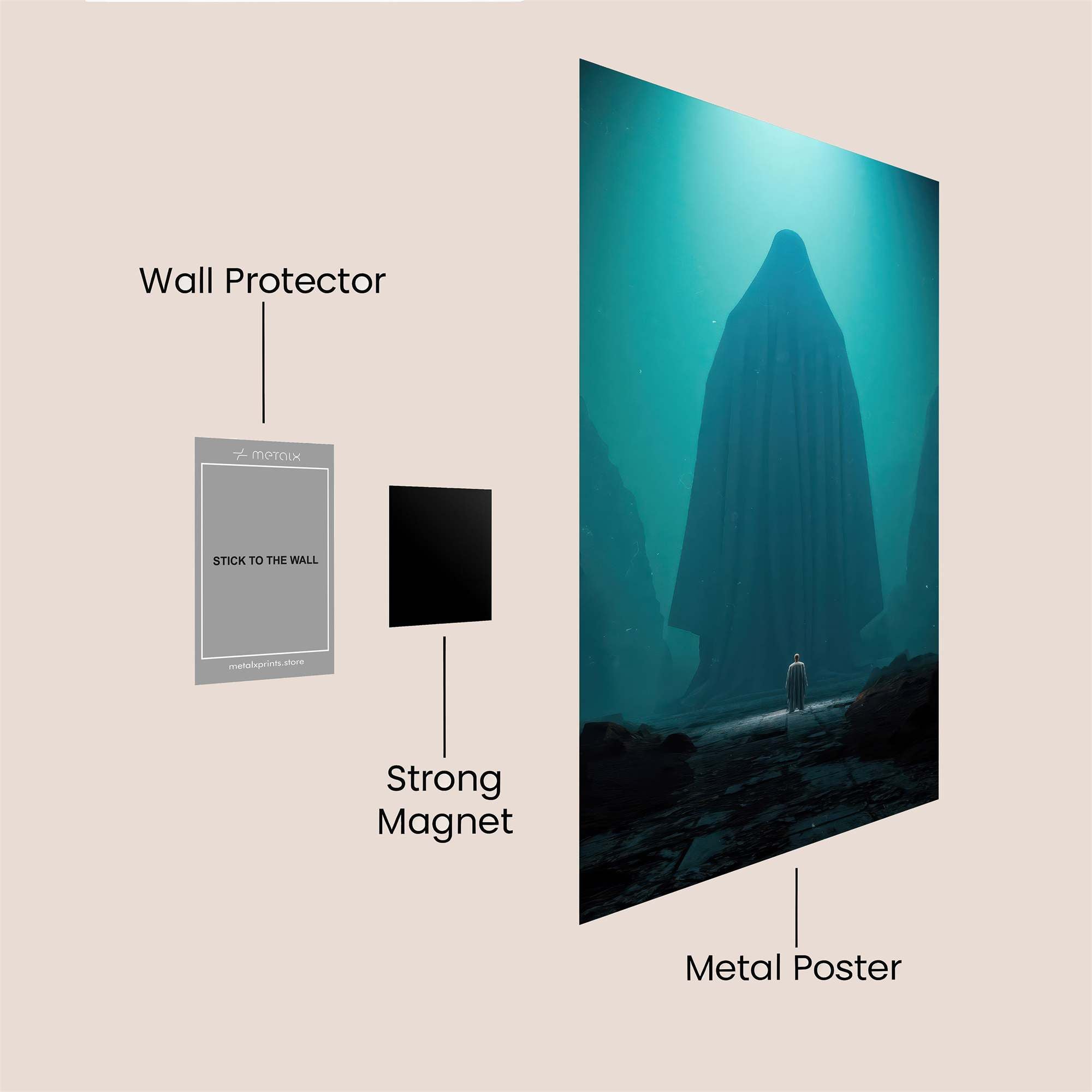 Monolith Mystery Safe Wall Magnetic / M