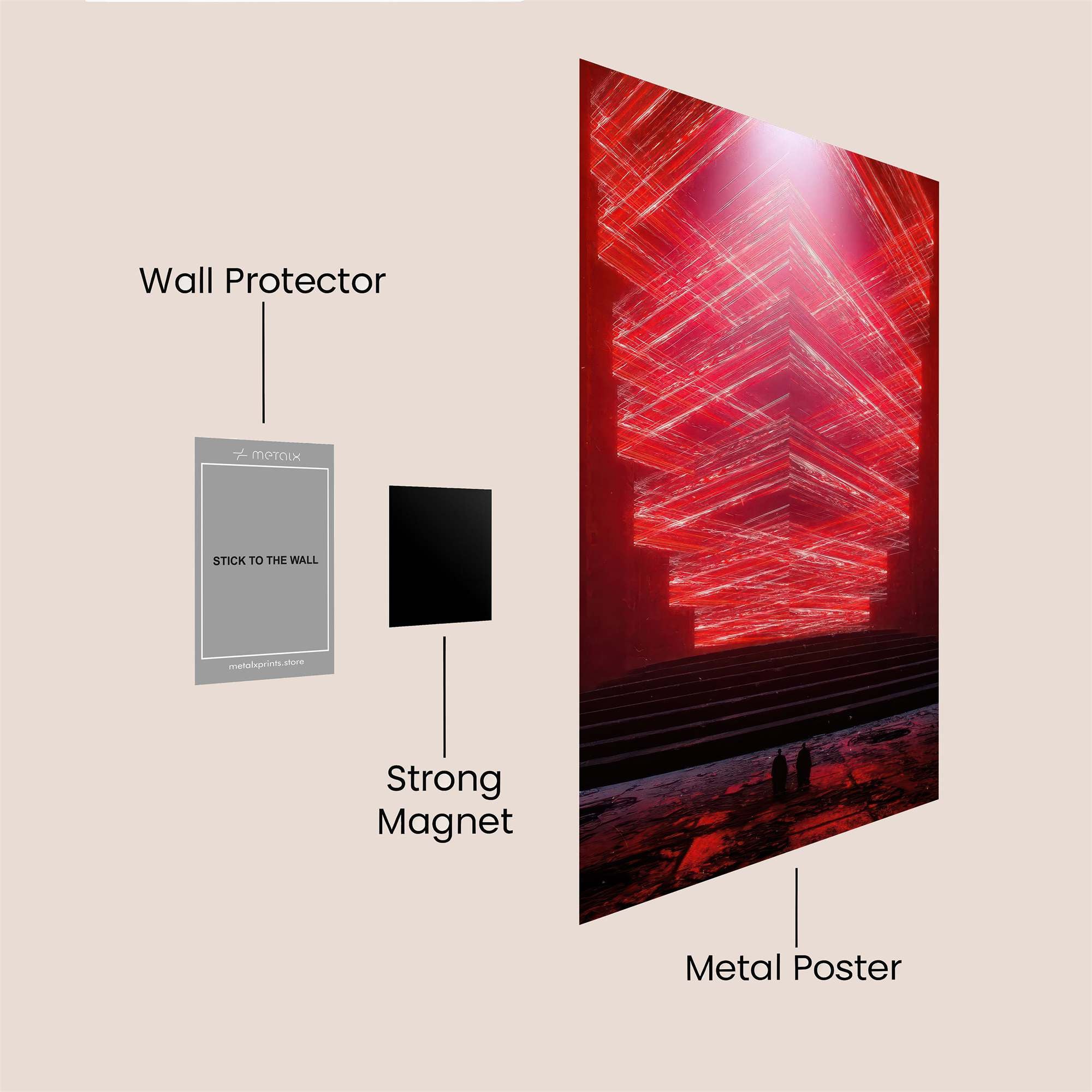 Light Ascension Safe Wall Magnetic / M