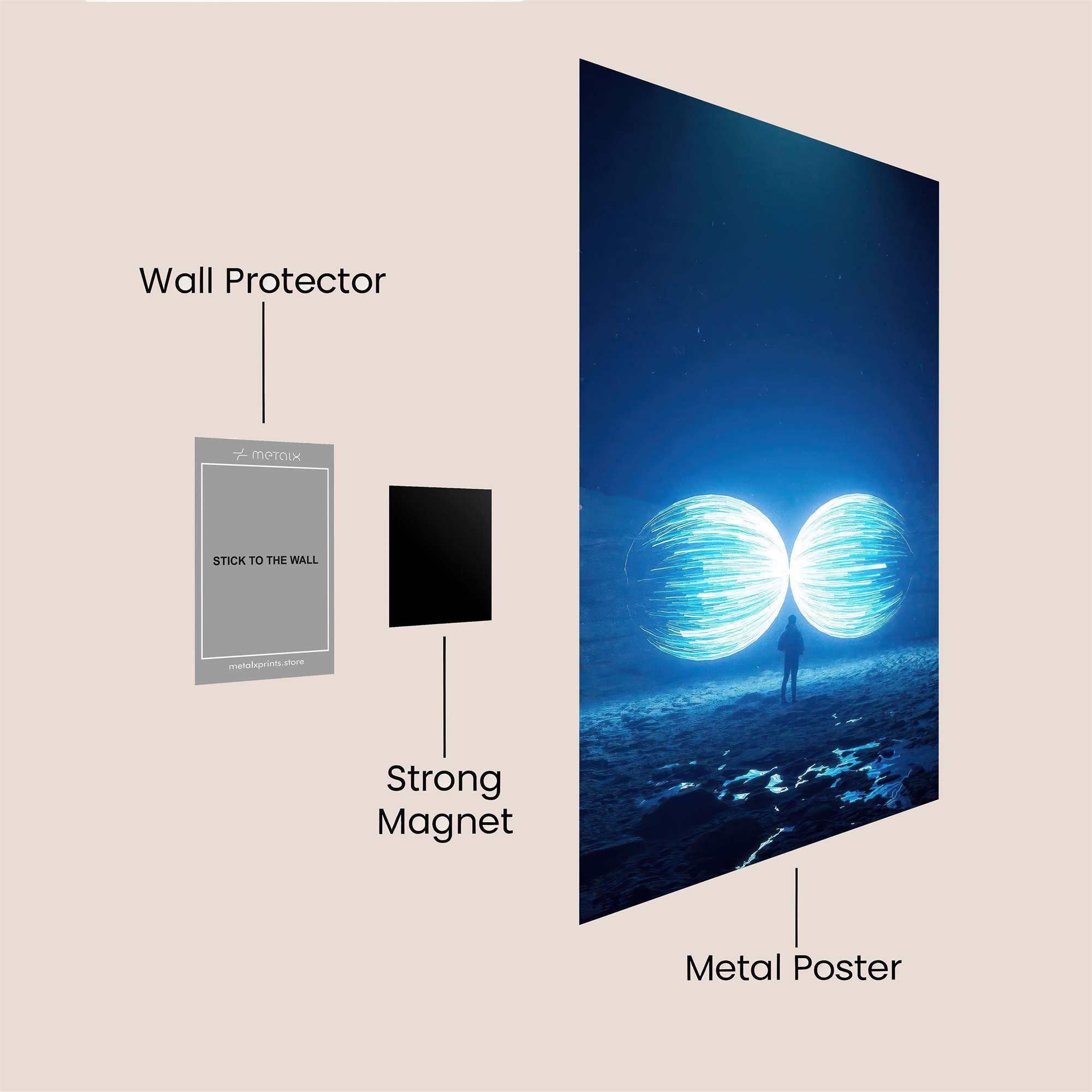 Portal Enigma Safe Wall Magnetic / M