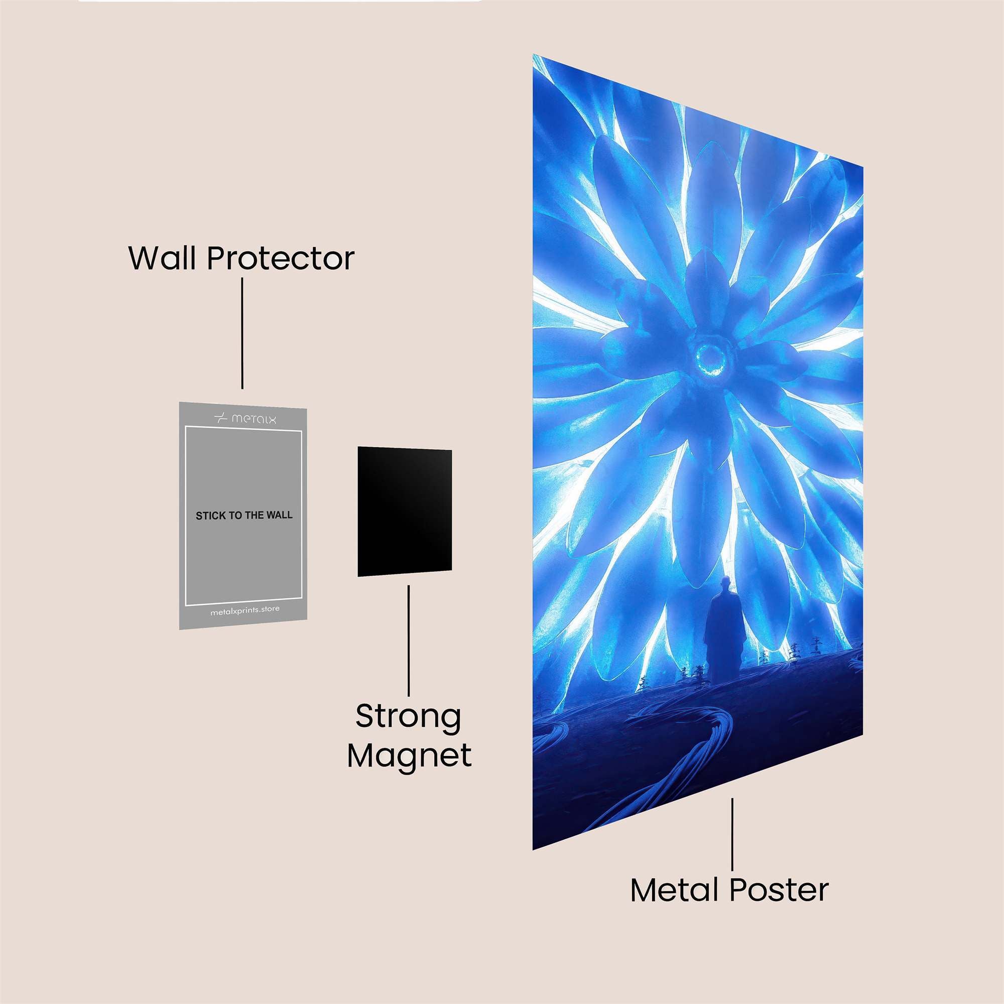 Cosmic Serenity Safe Wall Magnetic / M