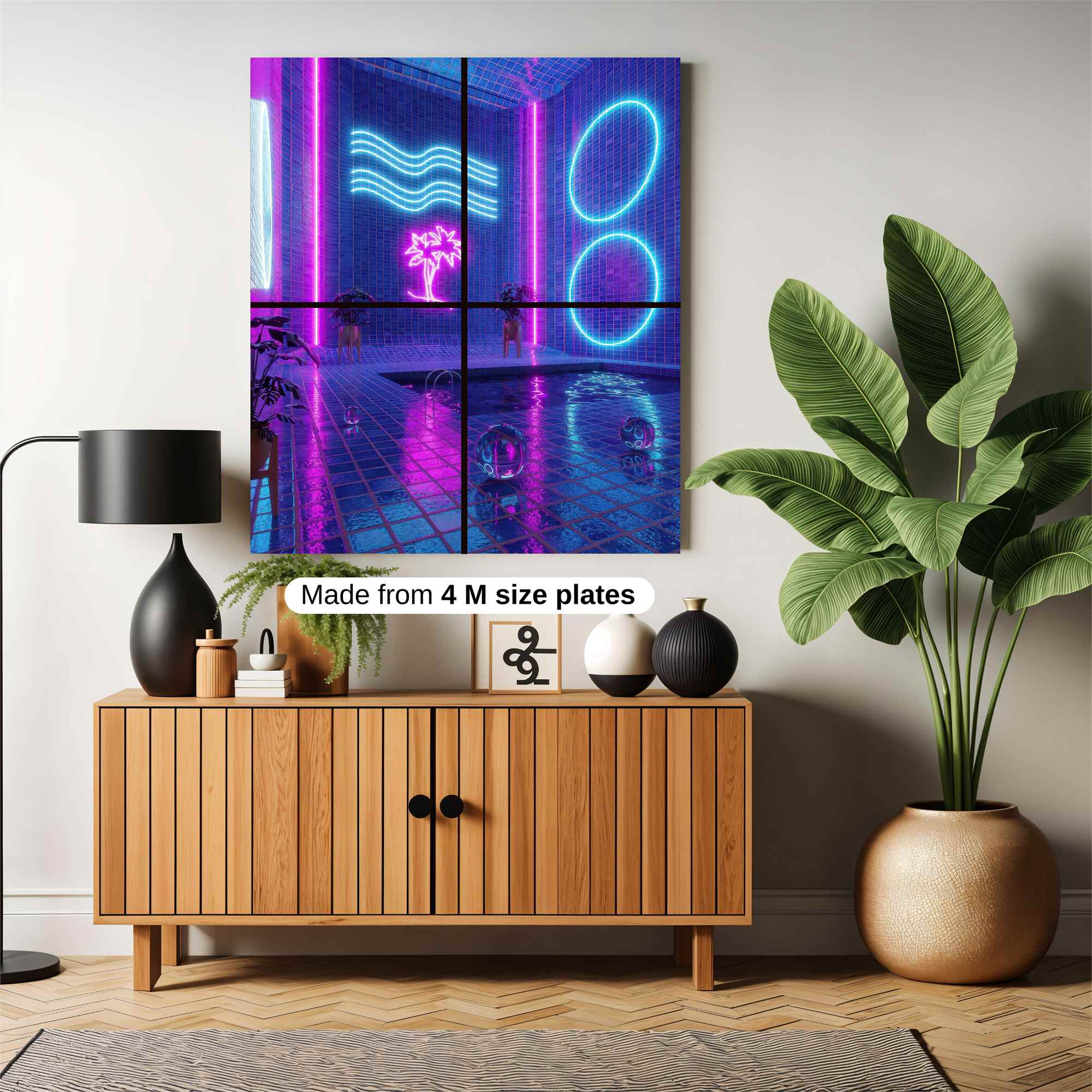 Neon Oasis Safe Wall Magnetic / M