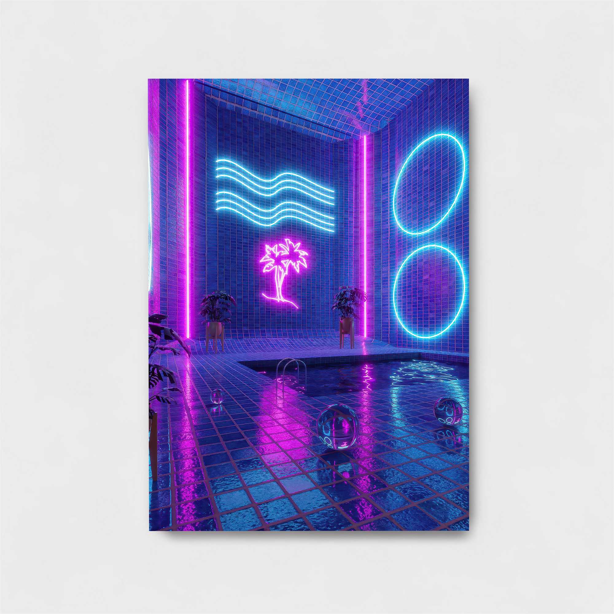 Neon Oasis Safe Wall Magnetic / M