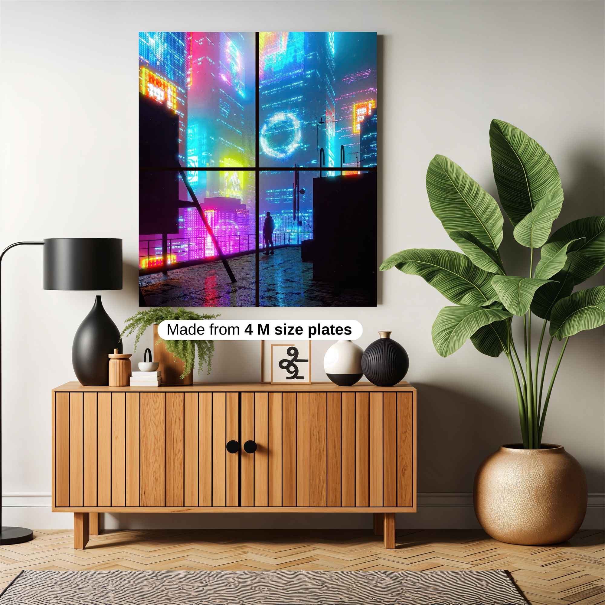 Neon Solitude Safe Wall Magnetic / M