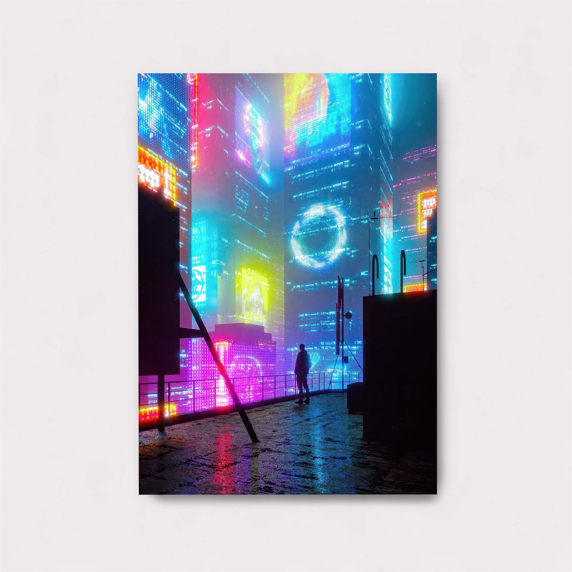 Neon Solitude Safe Wall Magnetic / M