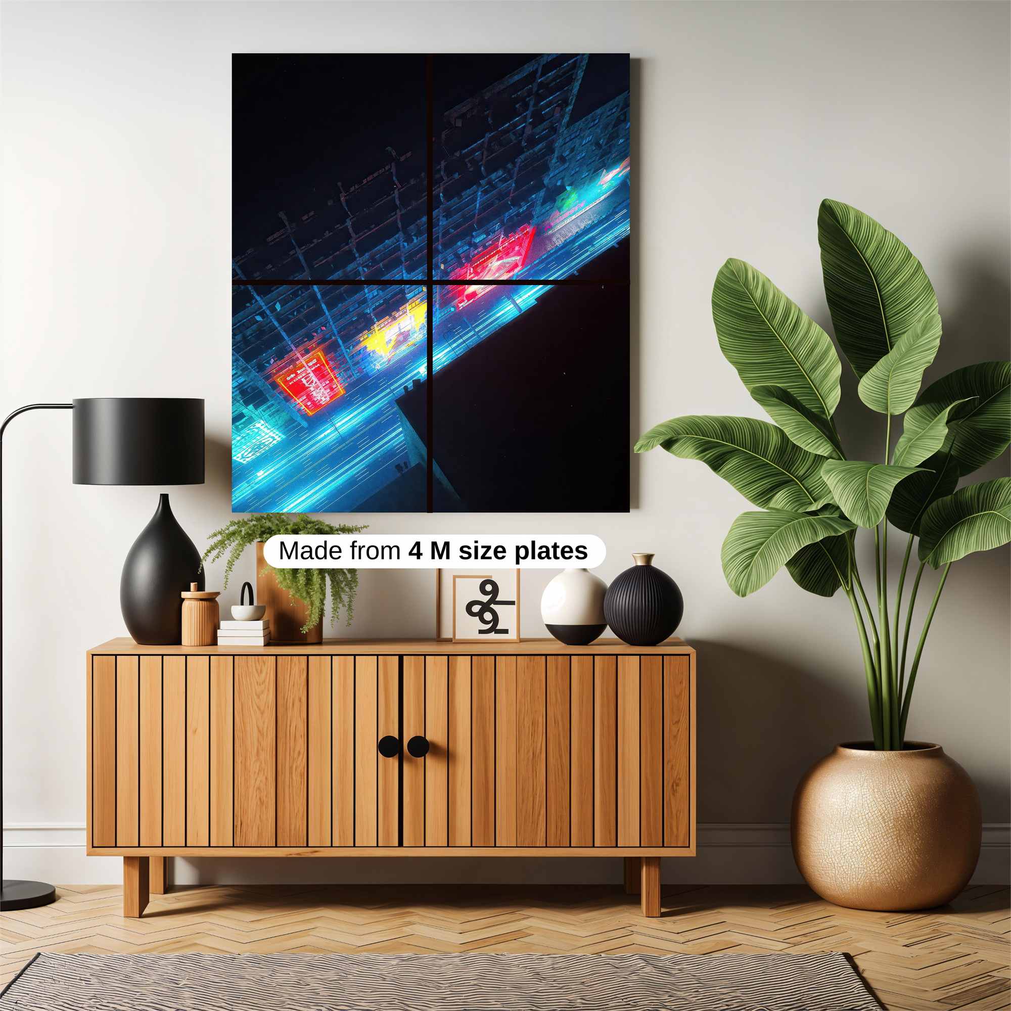 Neon Pulse Safe Wall Magnetic / M
