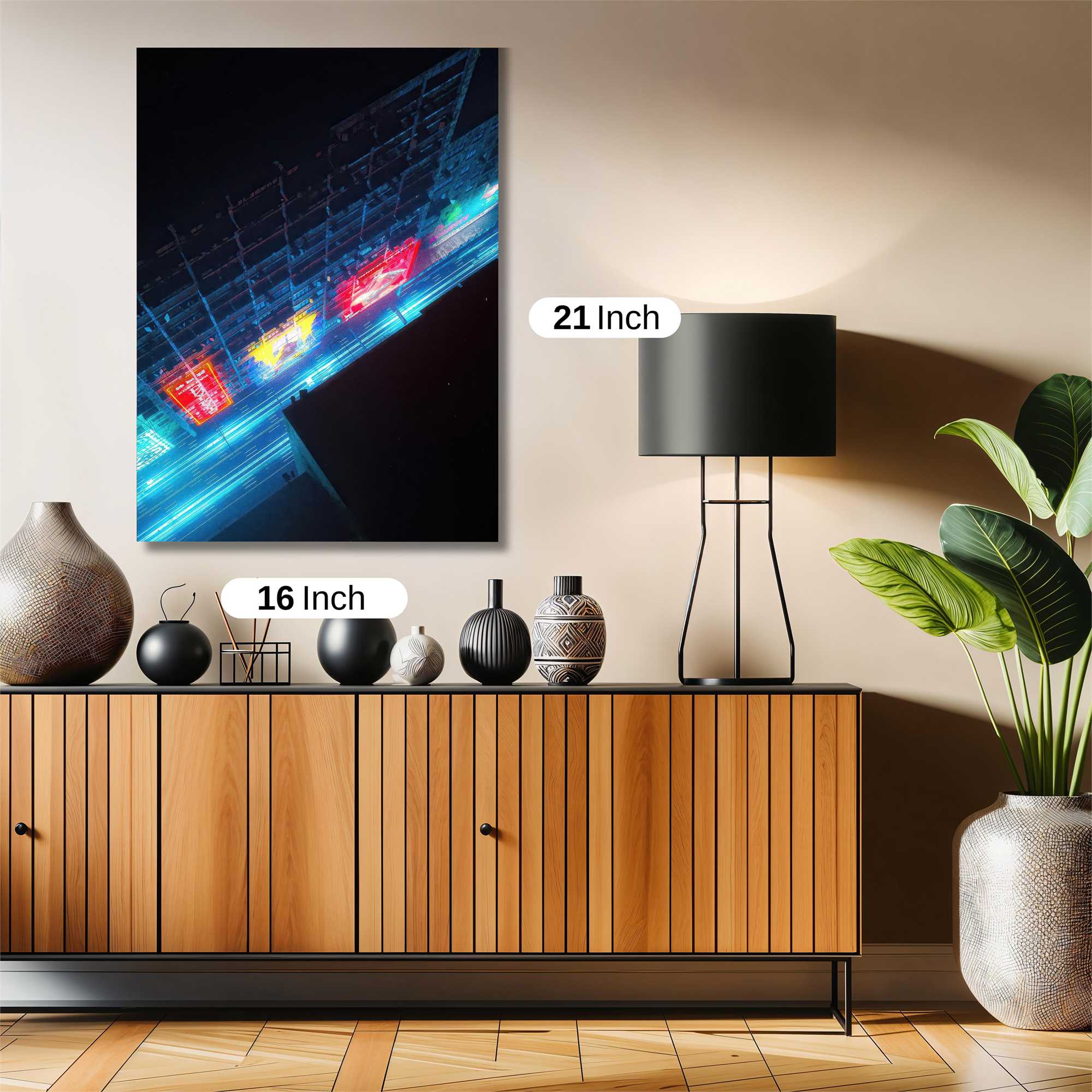 Neon Pulse Safe Wall Magnetic / M