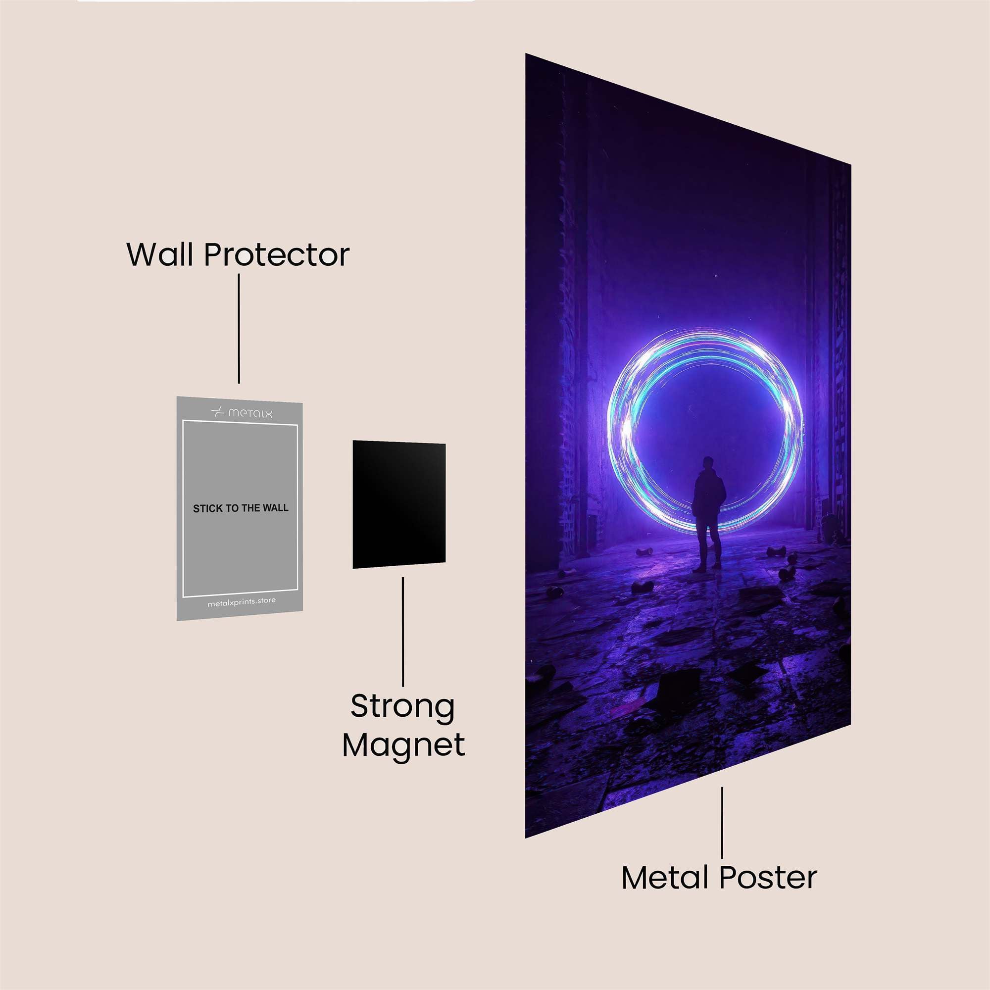 Portal Enigma Safe Wall Magnetic / M