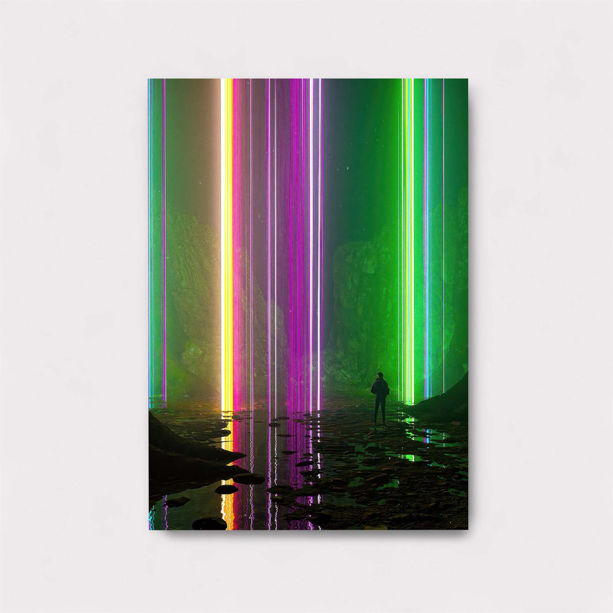 Neon Dreamscape Safe Wall Magnetic / M