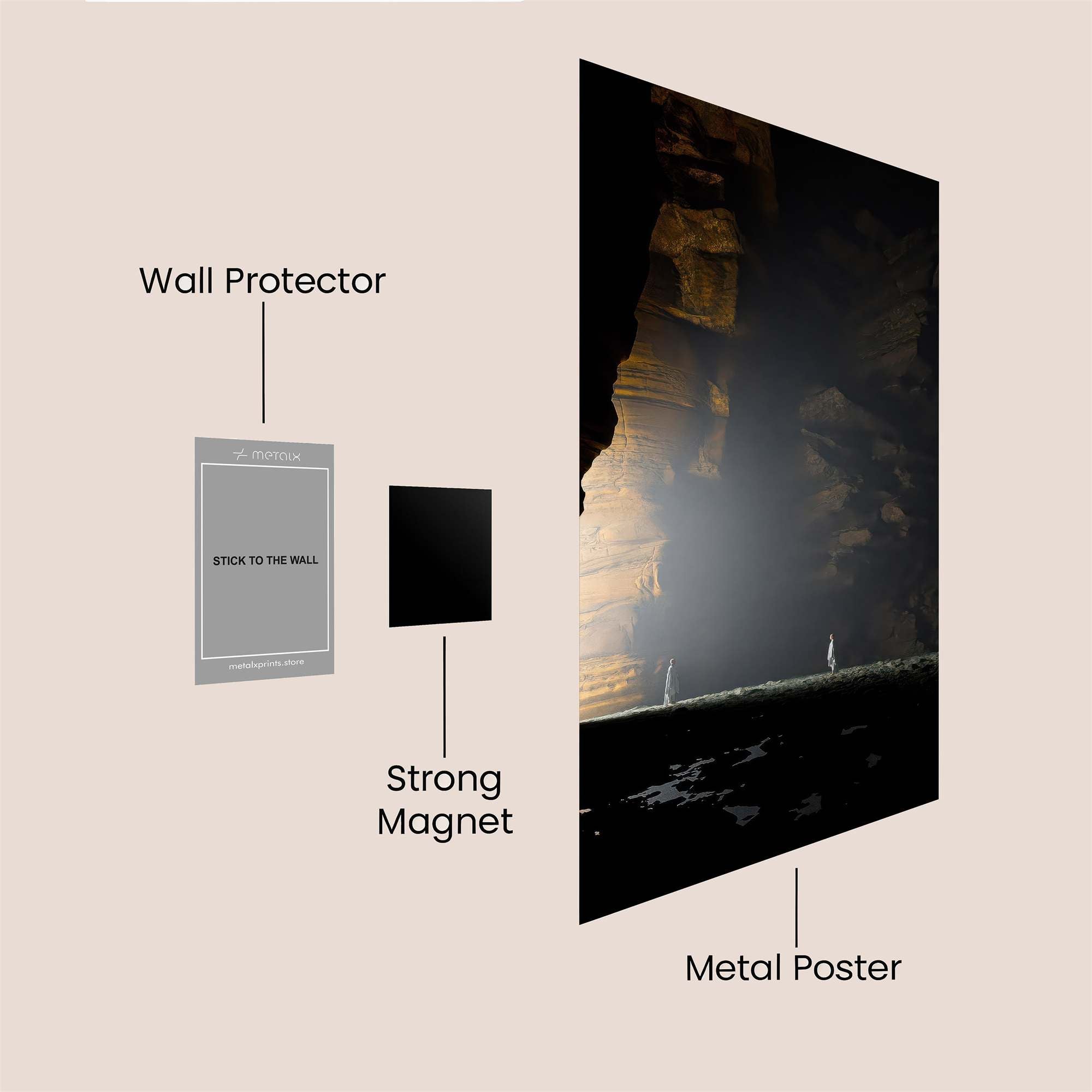 Cave Whisper Safe Wall Magnetic / M