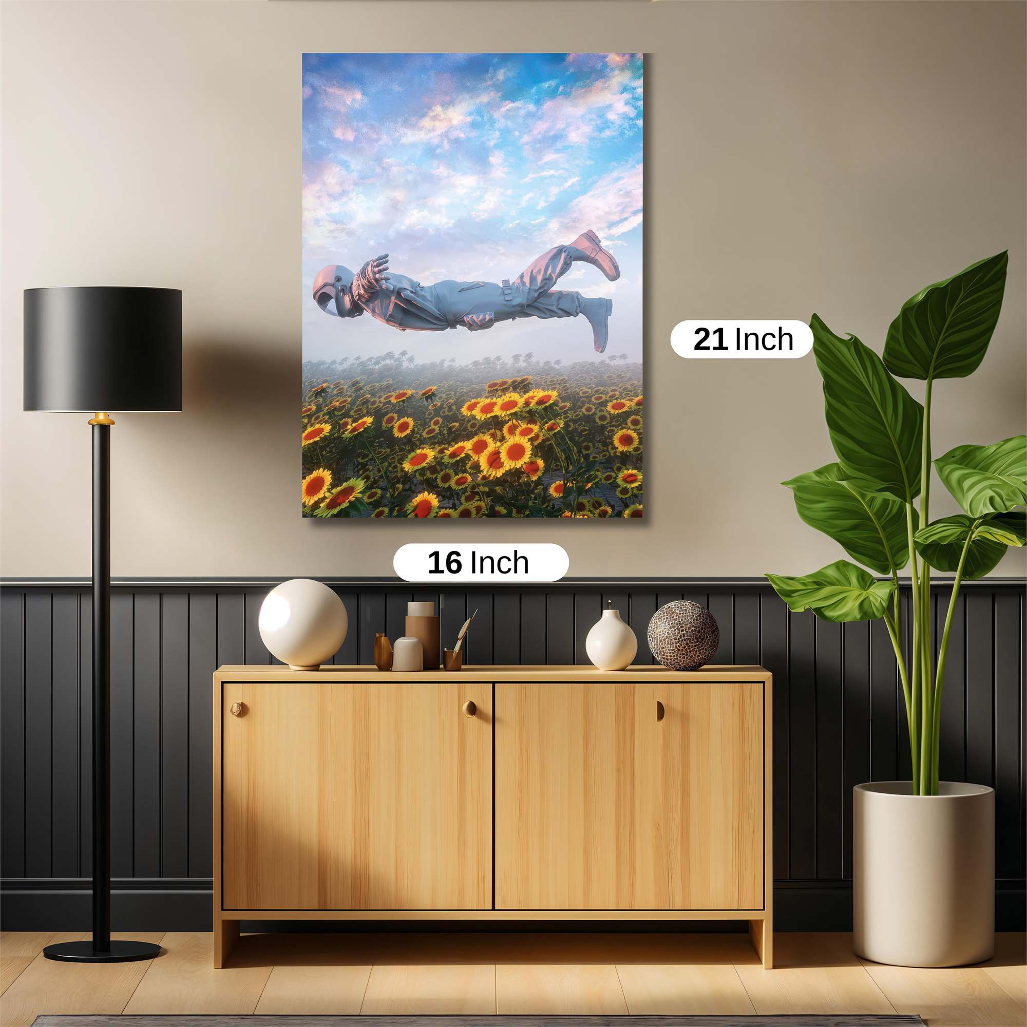 Astronaut Dreaming Safe Wall Magnetic / M