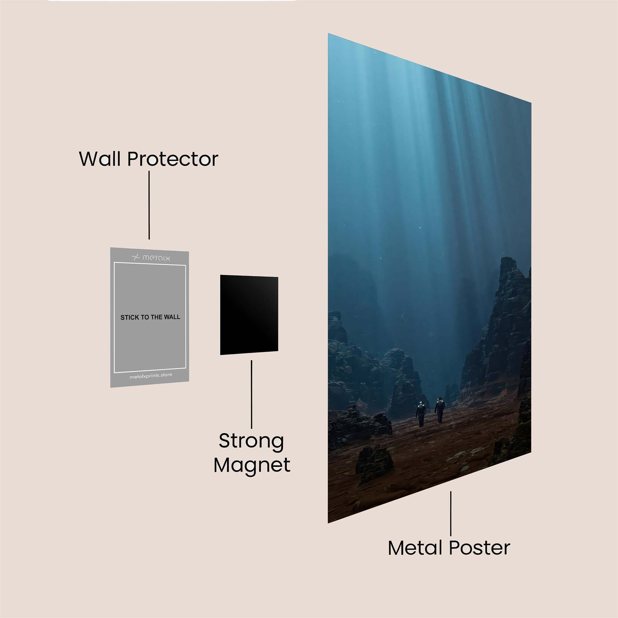 Abyssal Serenity Safe Wall Magnetic / M