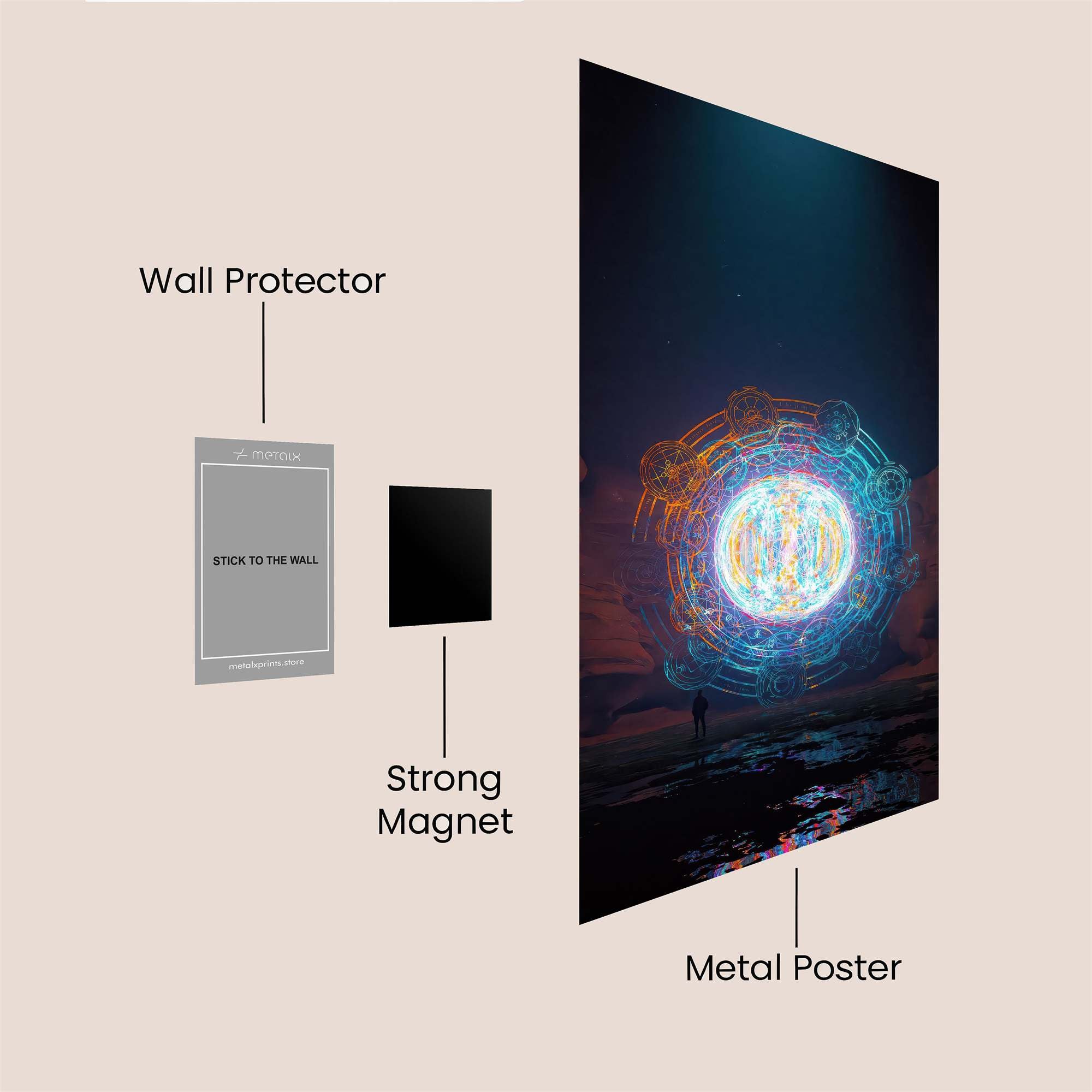 Portal Radiance Safe Wall Magnetic / M