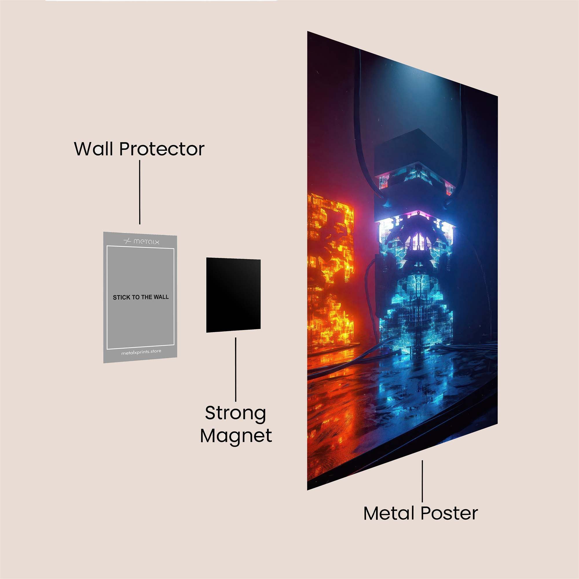 Darth Enigmatic Safe Wall Magnetic / M