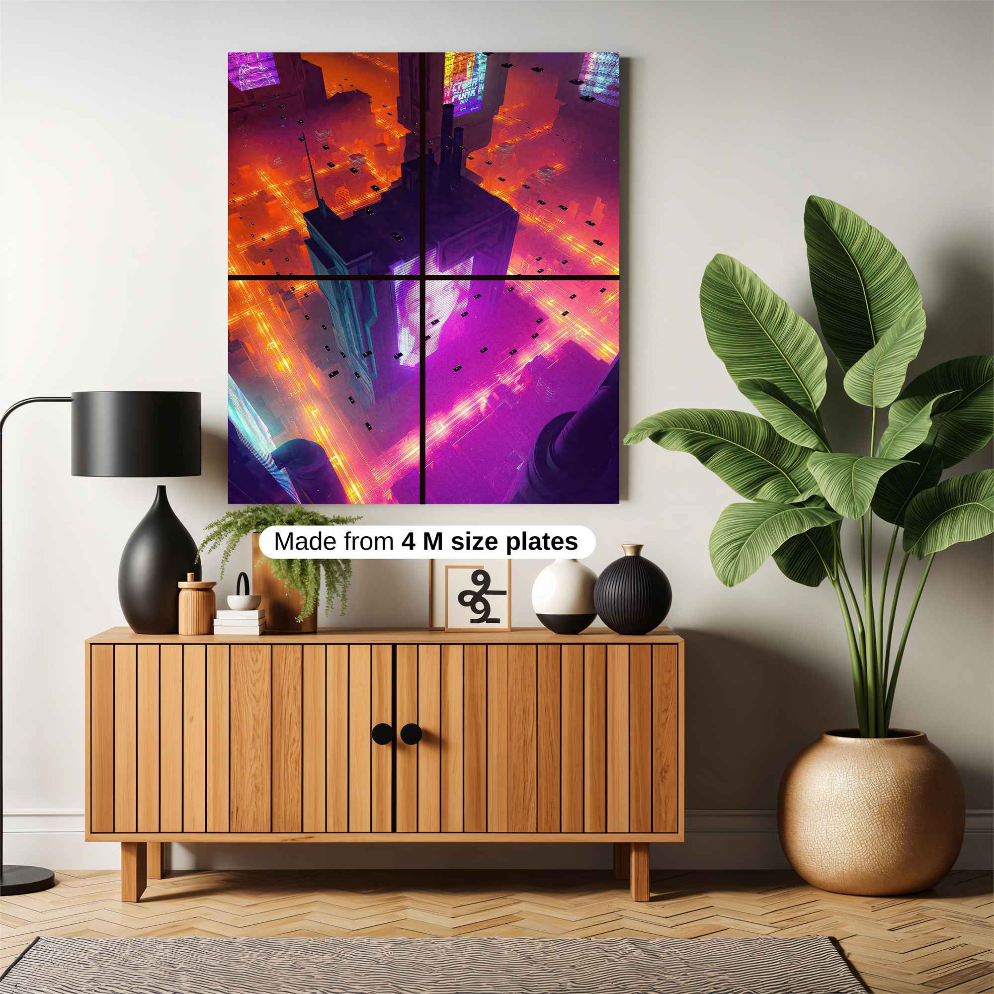 Neon Serenity Safe Wall Magnetic / M