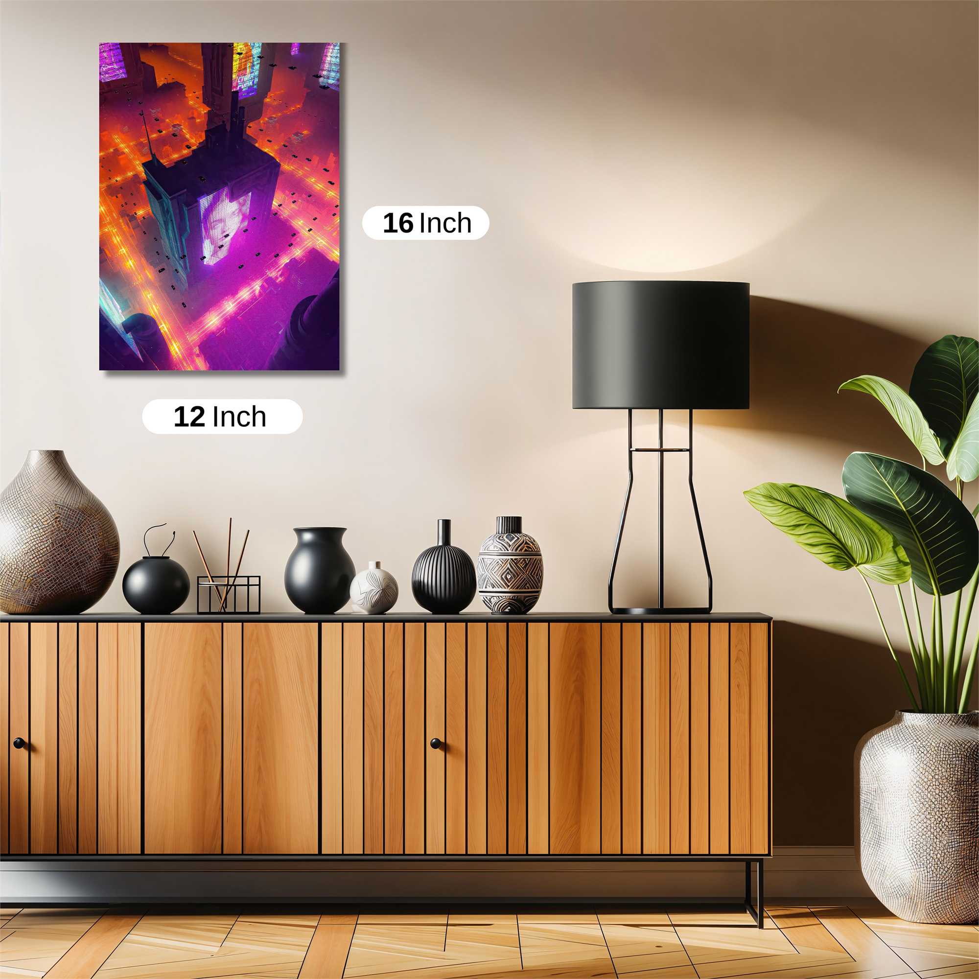 Neon Serenity Safe Wall Magnetic / M