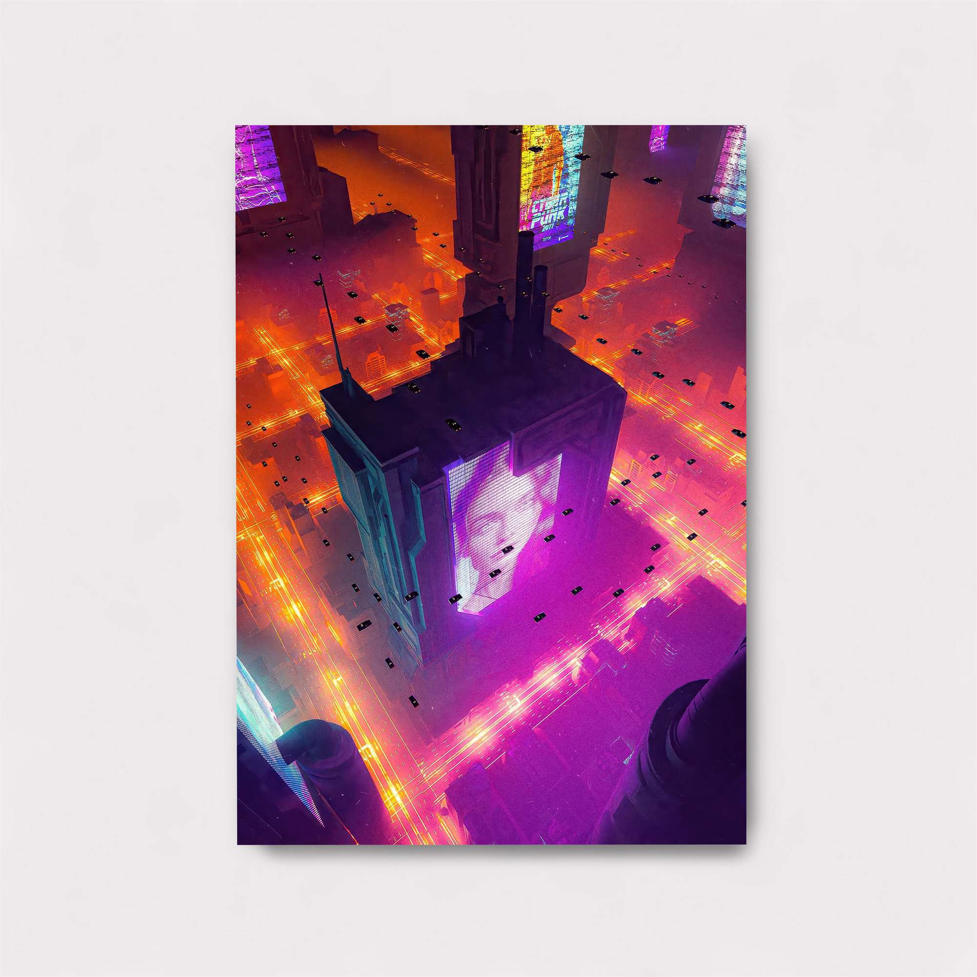 Neon Serenity Safe Wall Magnetic / M