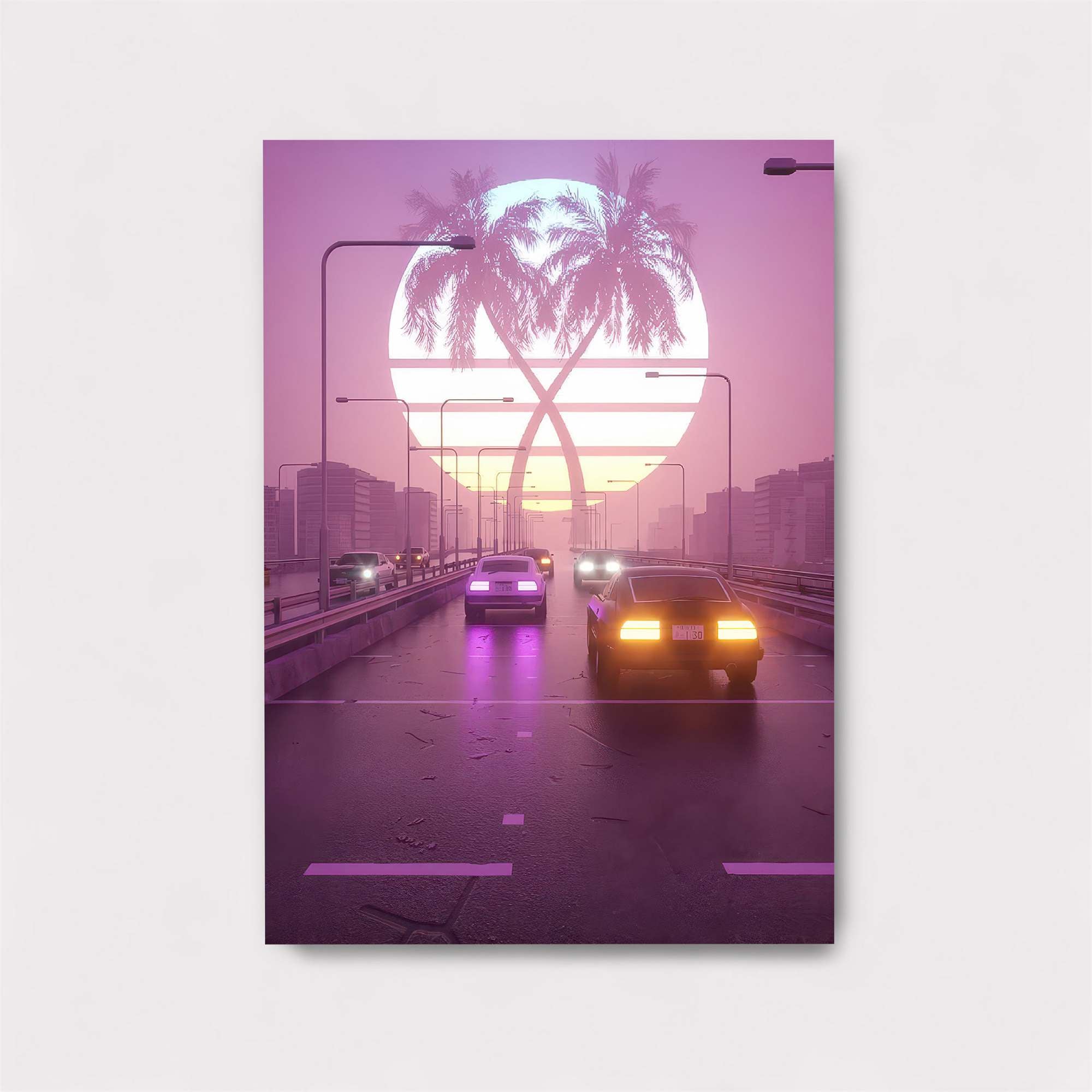 Neon Dreamscape Safe Wall Magnetic / M